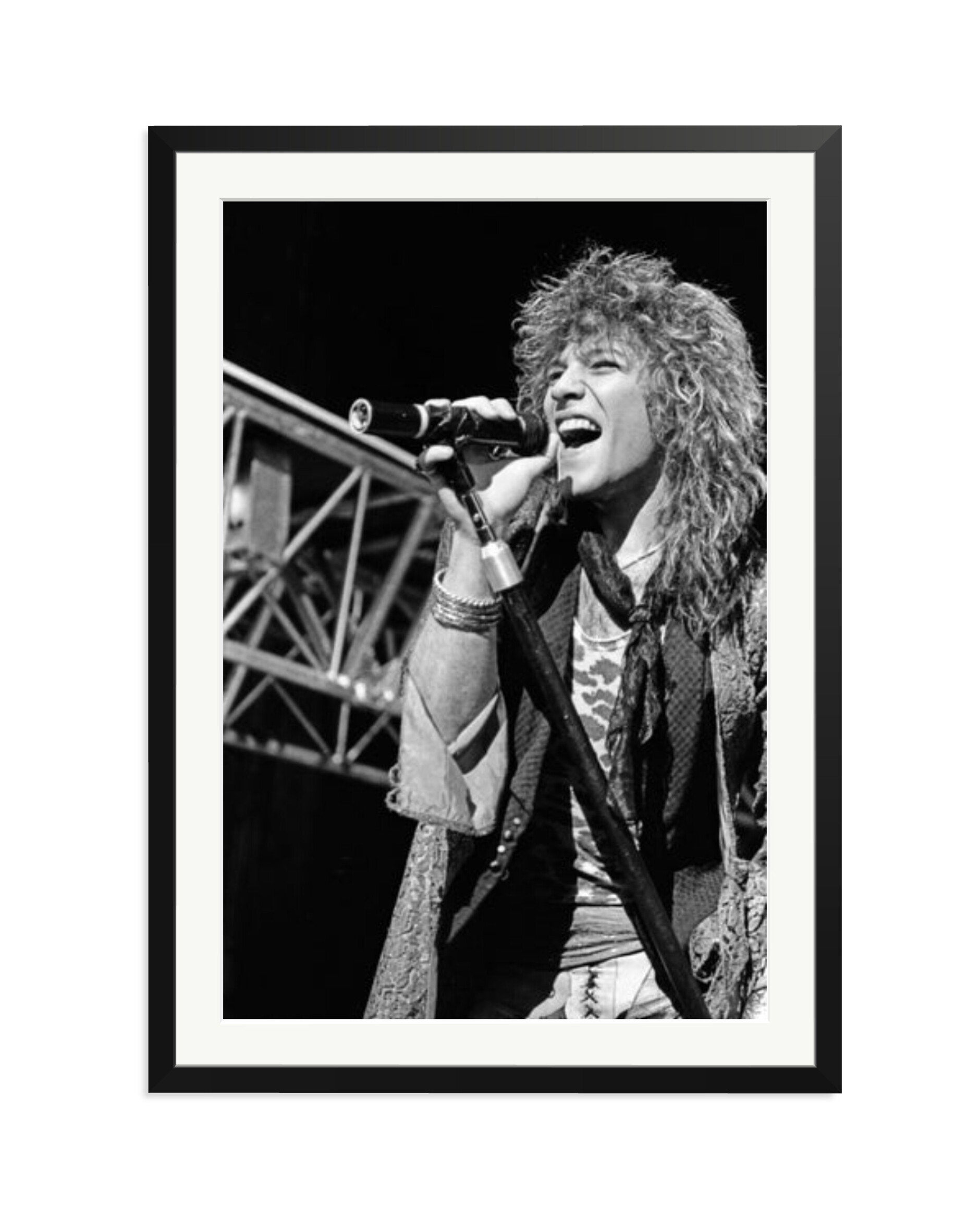 Jon Bon Jovi at the Blossom Music Center Black / XXL