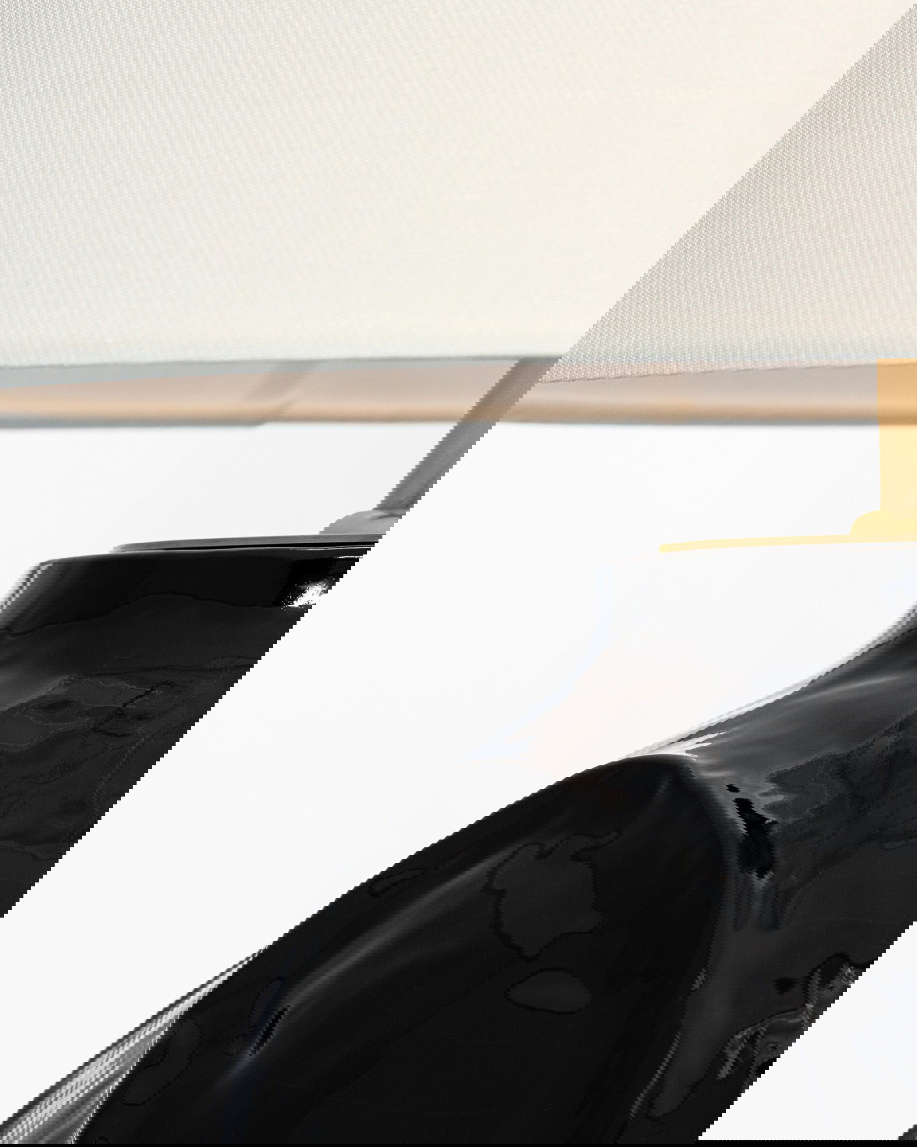 Idalia 28" Sculpted Table Lamp Black