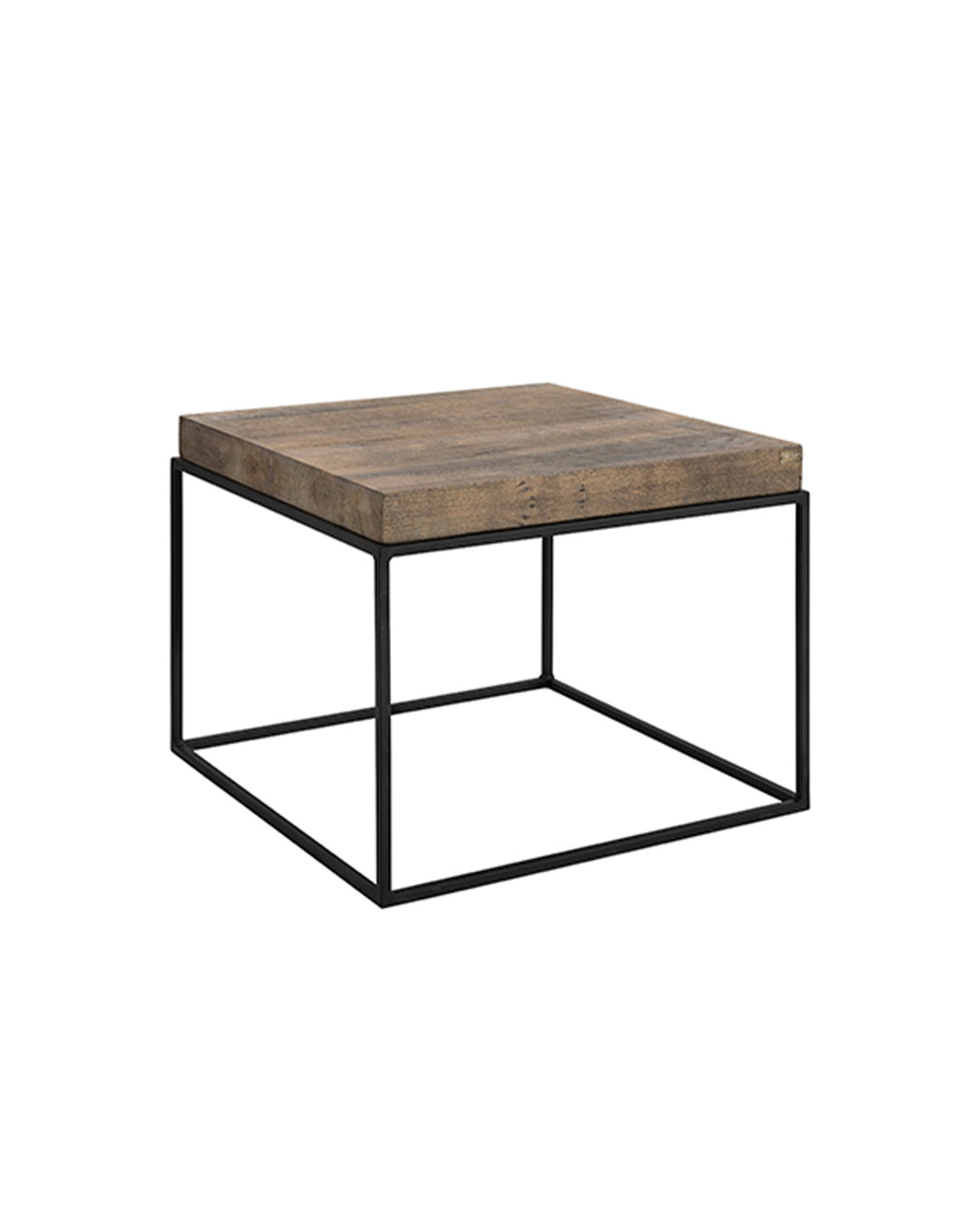 Carlisle sidobord silver back 65x65cm