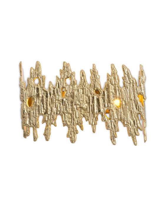 Creten vägglampa guld