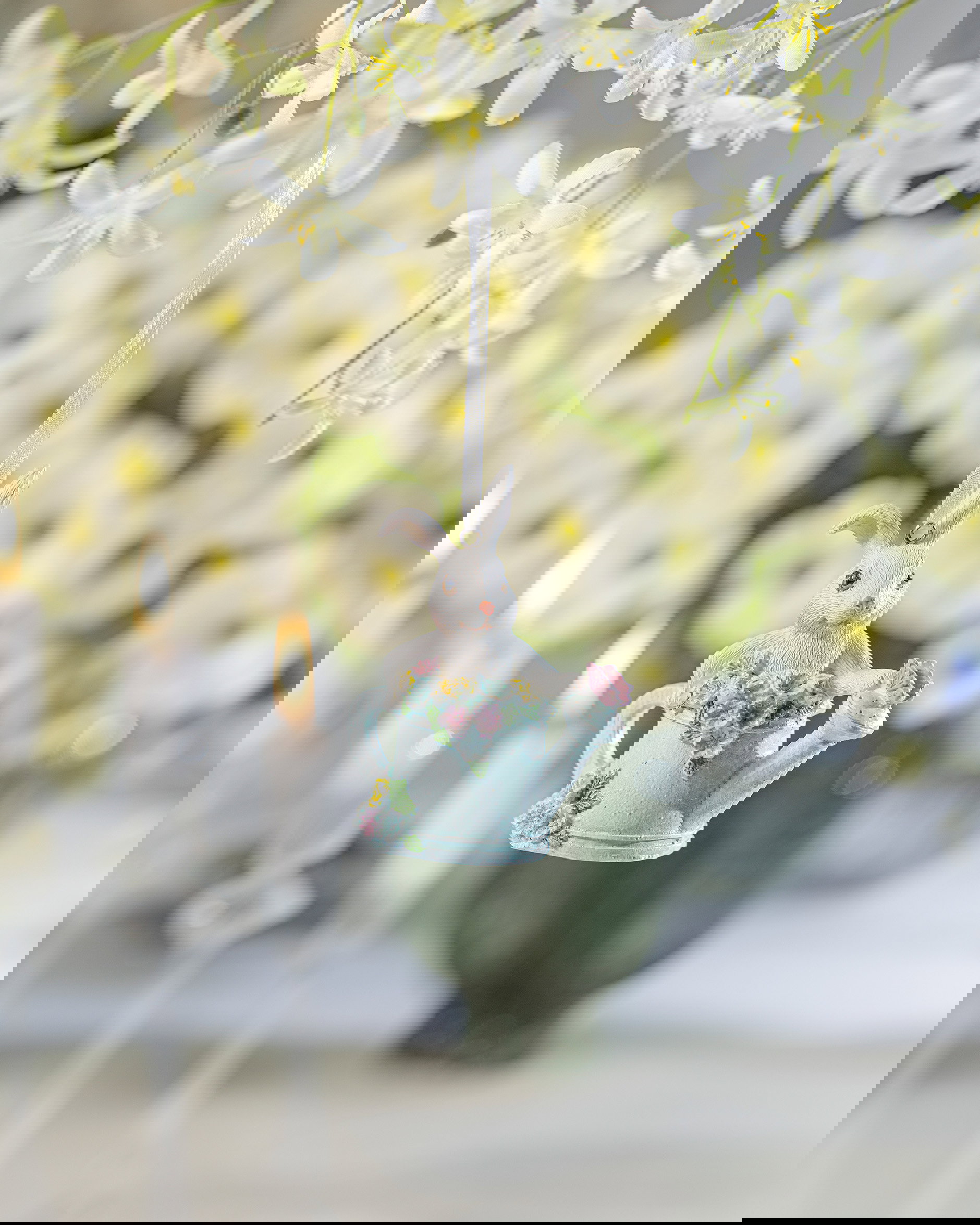 Flora kanin hängande dekoration