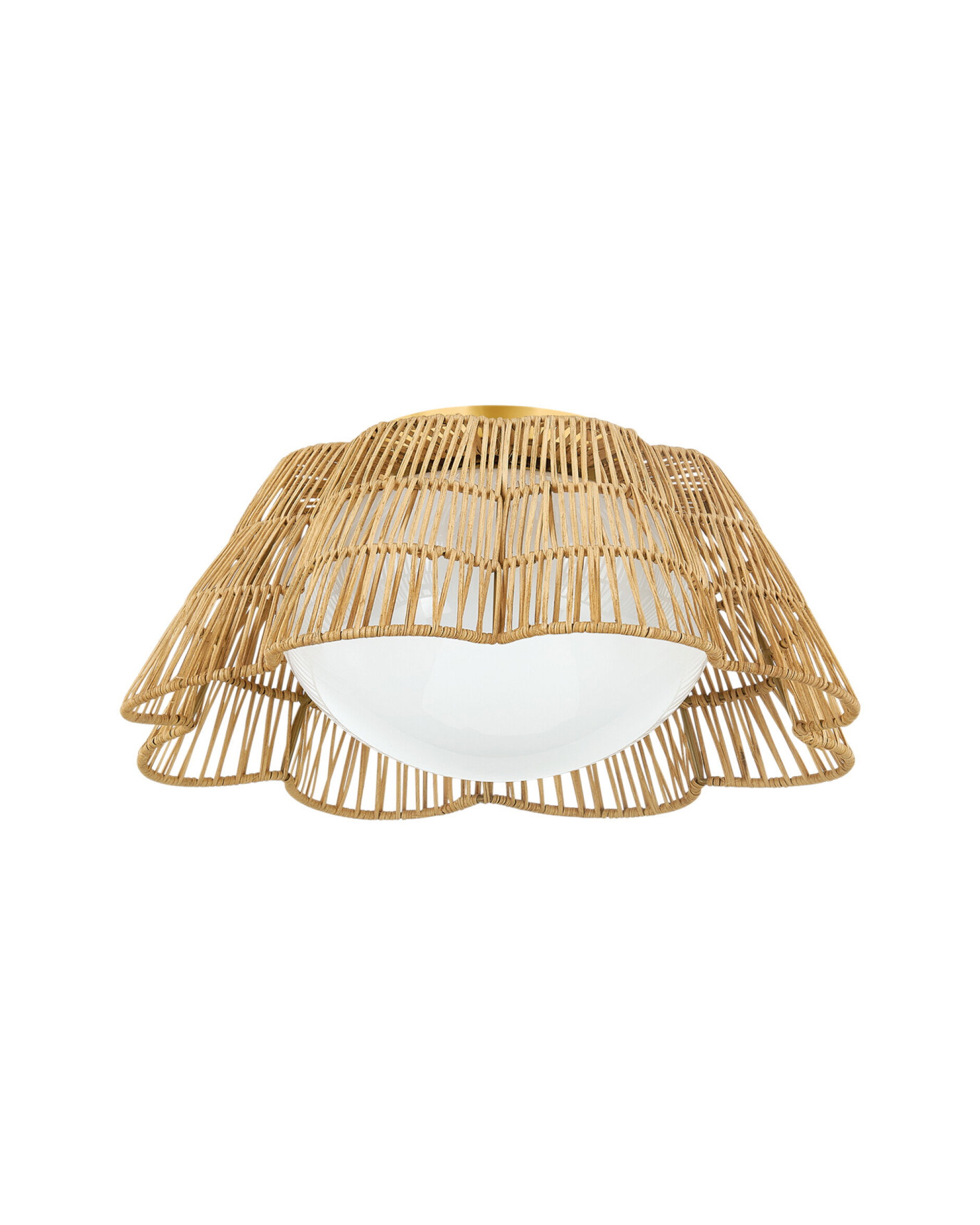 Rosa plafond antikk messing