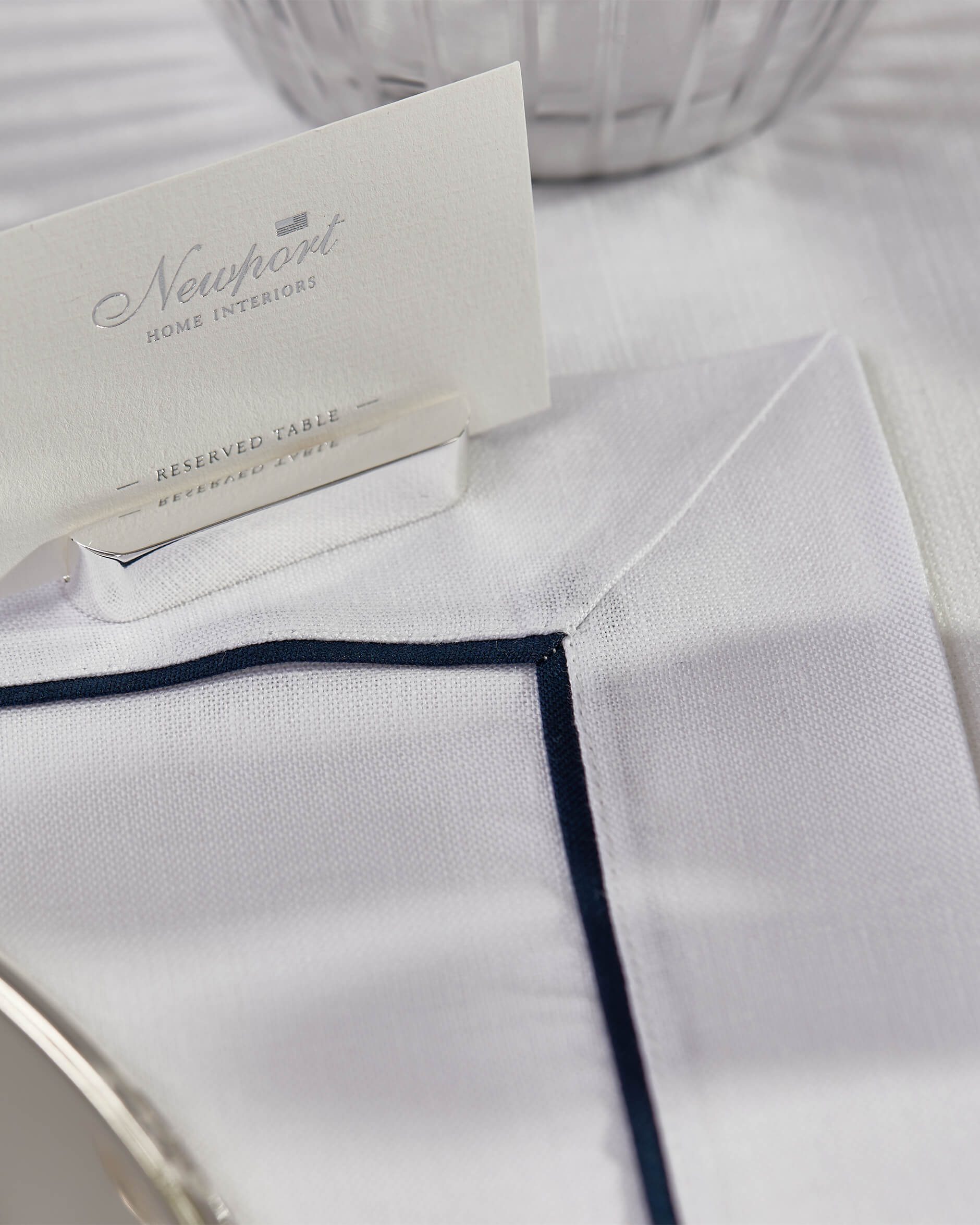 Avenue bordstablett vit/blå