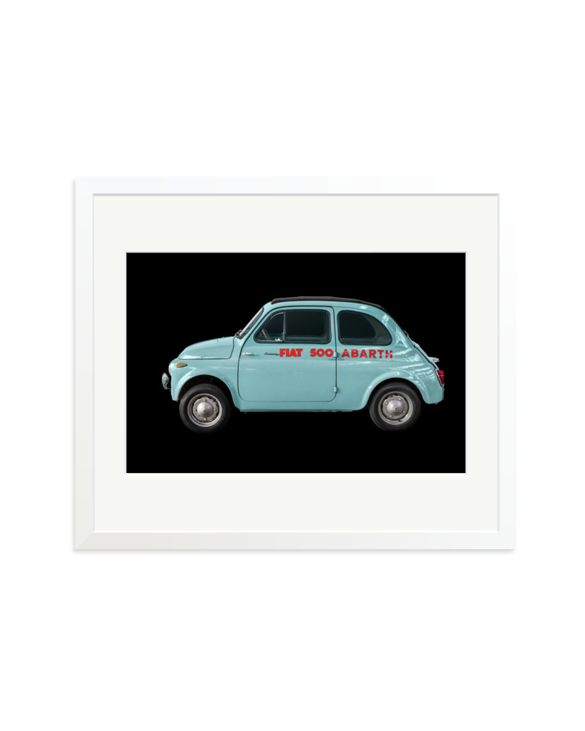 Fiat 500 Abarth White / Large