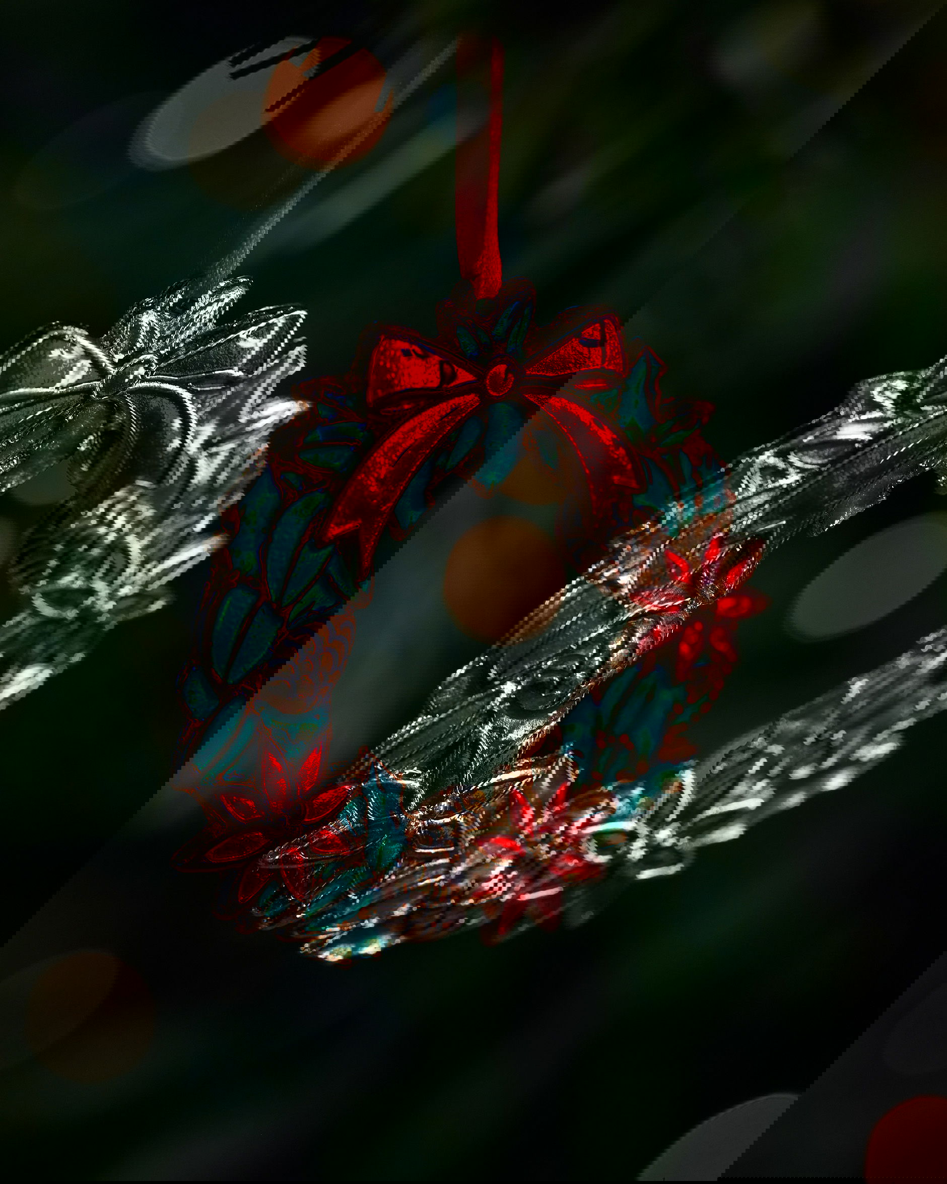 Estelle krans julgransdekoration grön