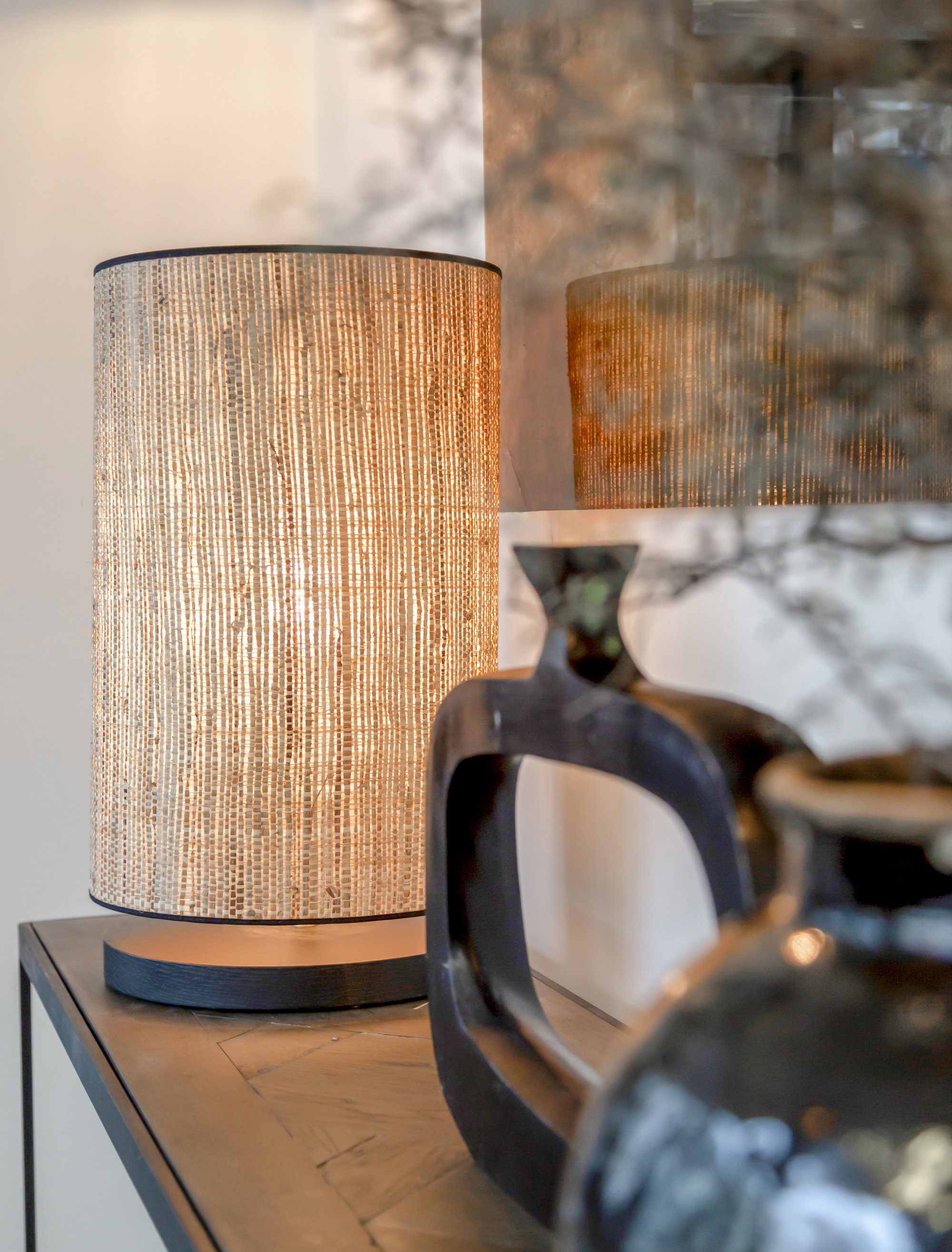 Bali bordlampe sort OUTLET