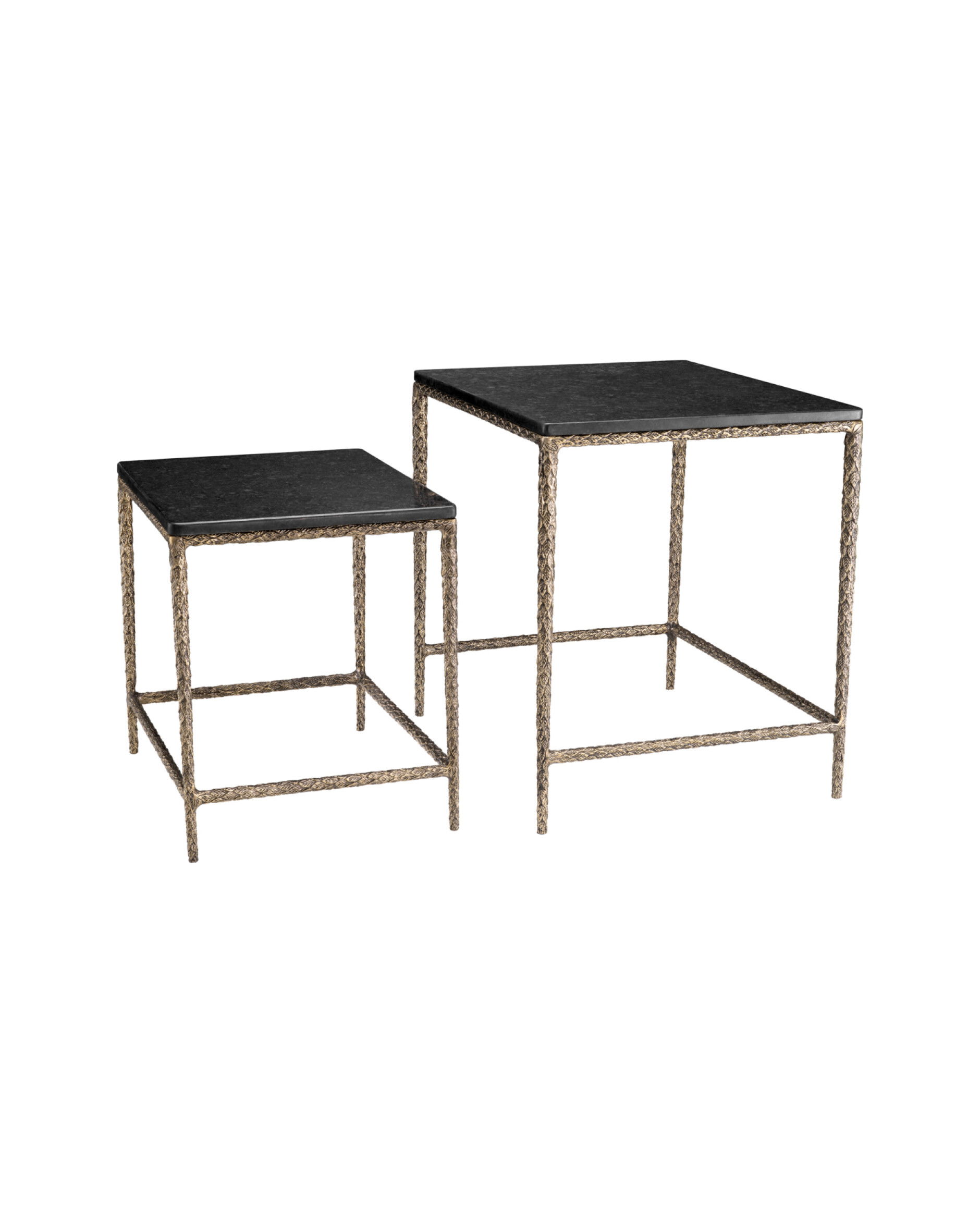 Ferndale sidobord svart 2-set