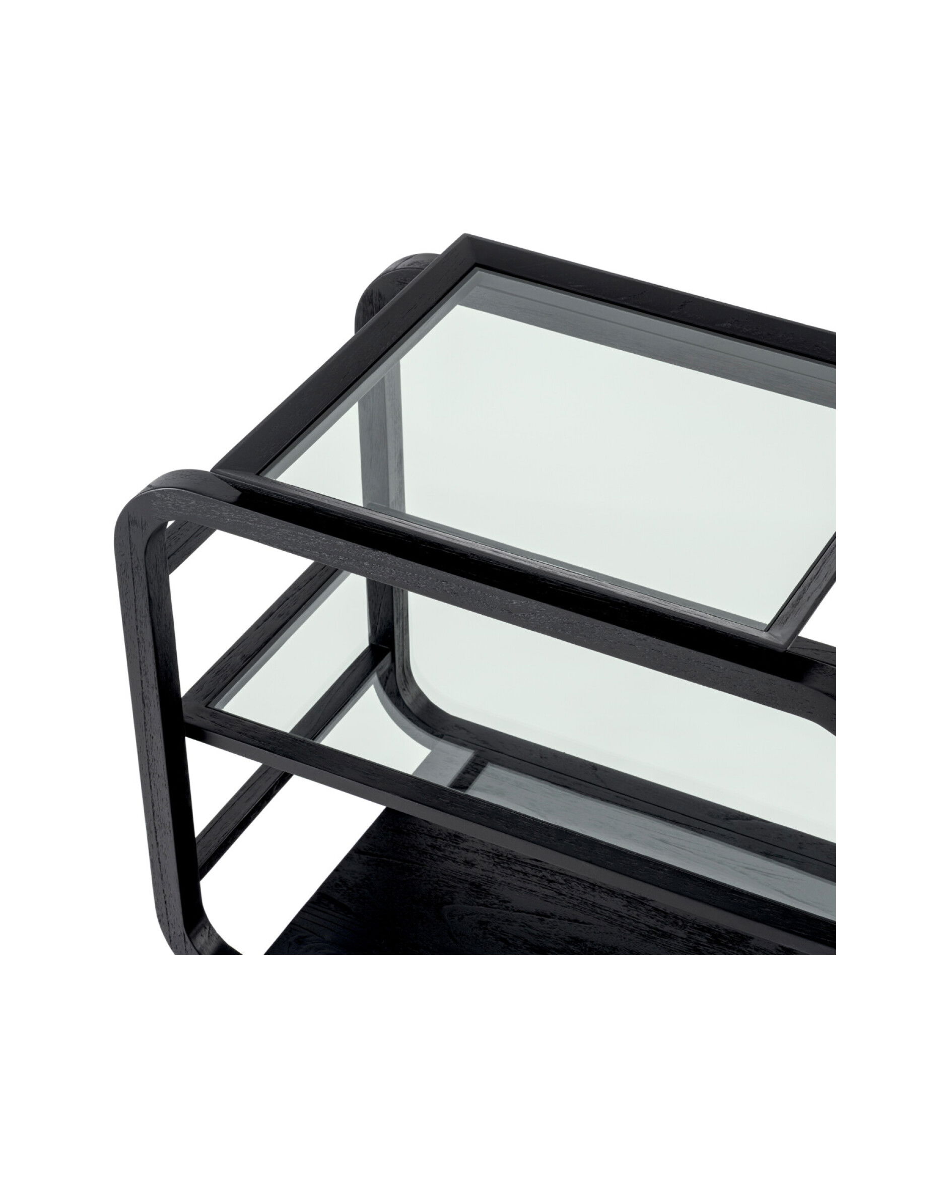 Mayfair serveerwagen zwart