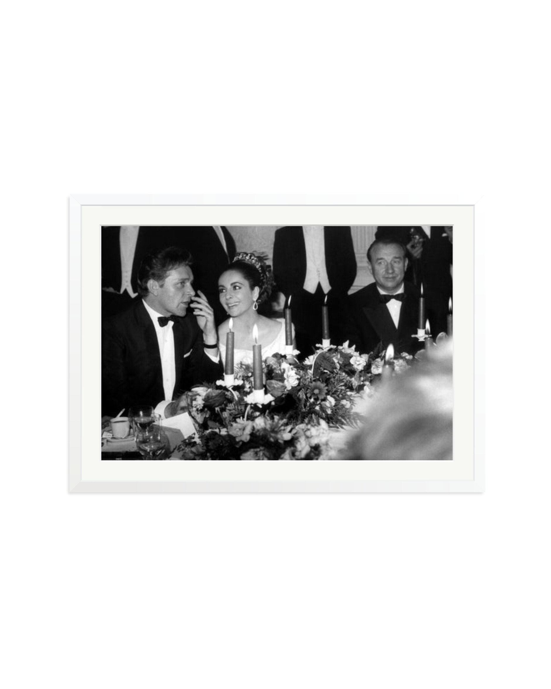 Taylor And Burton at Dinner White / XXL