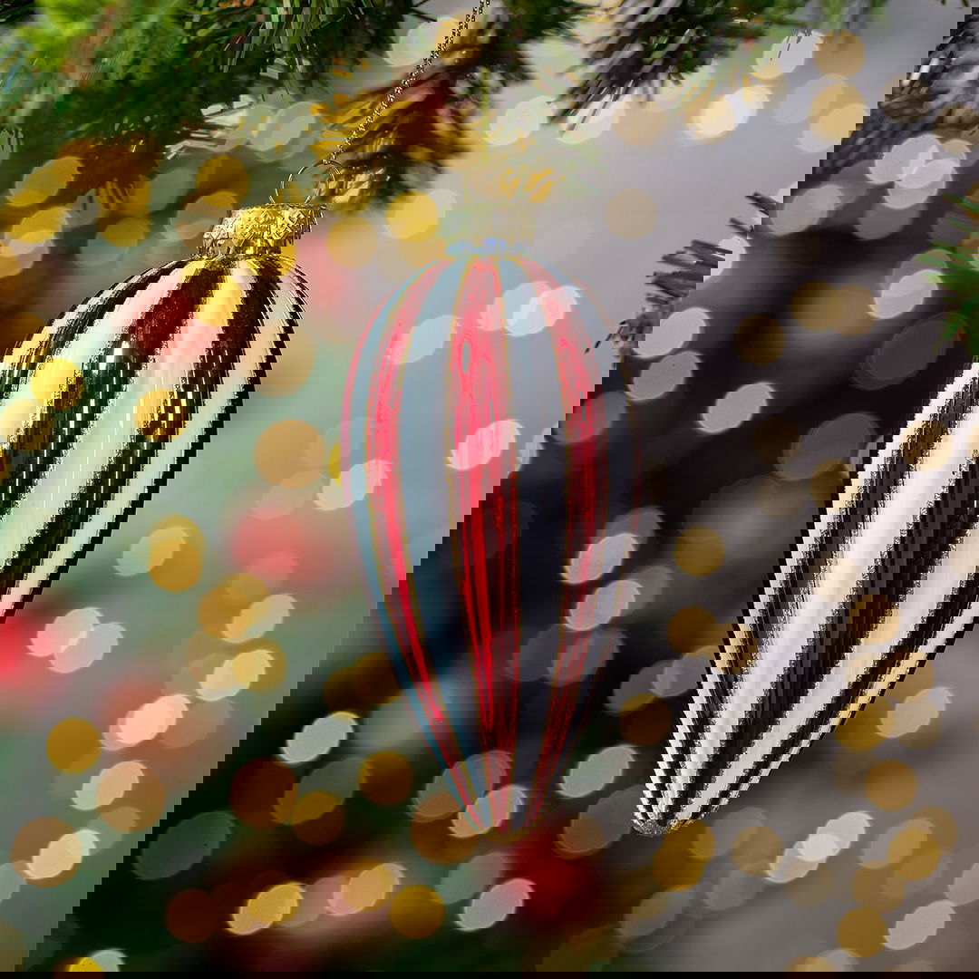 Luca Bauble Red/White