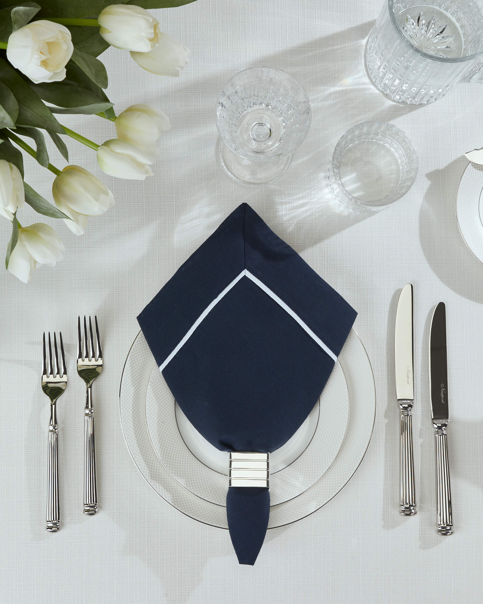 Castleford servett blå