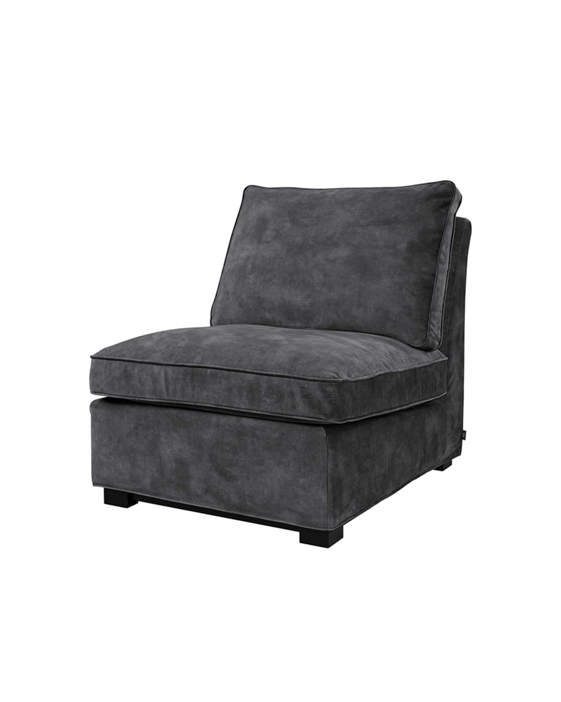 Town fåtölj avanna dark grey