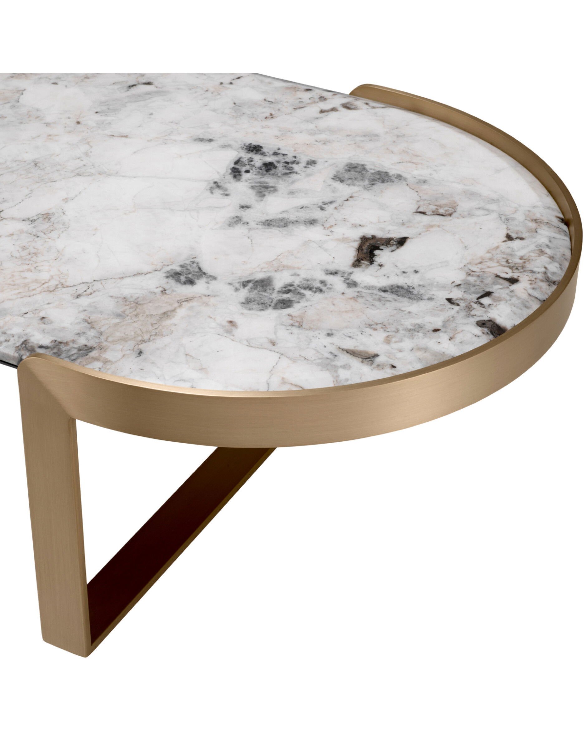 Fabio soffbord borstad mässing