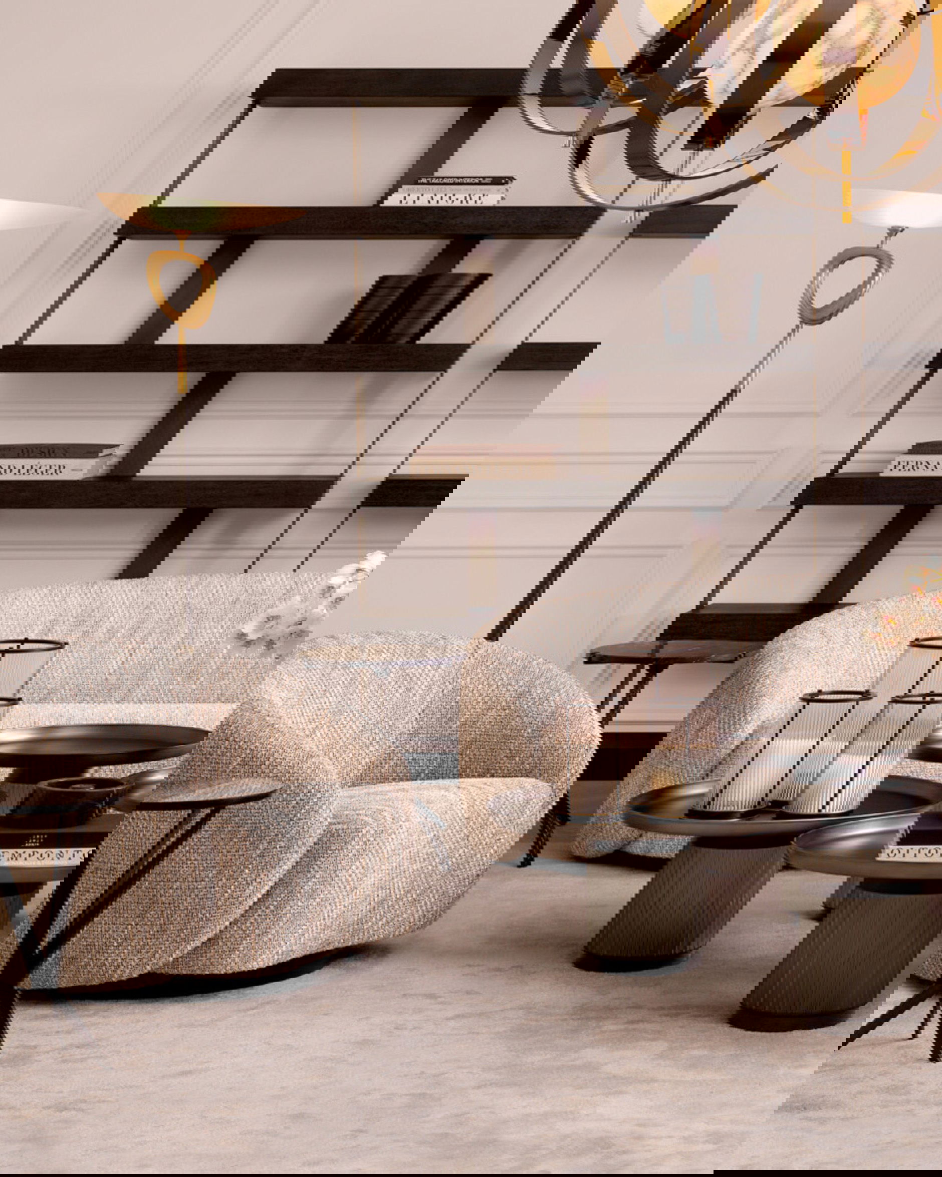 Amore draaifauteuil mademoiselle beige