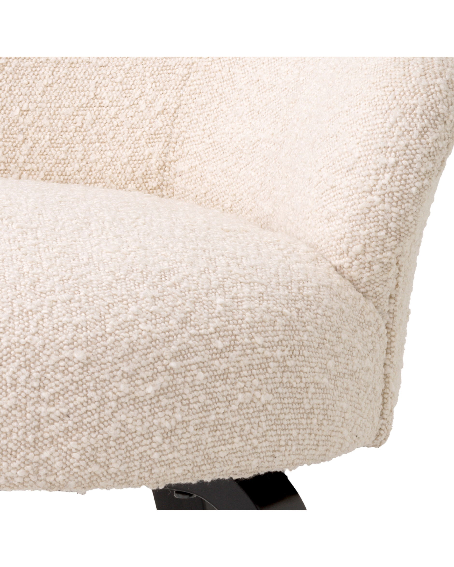 Moretti matstol bouclé cream