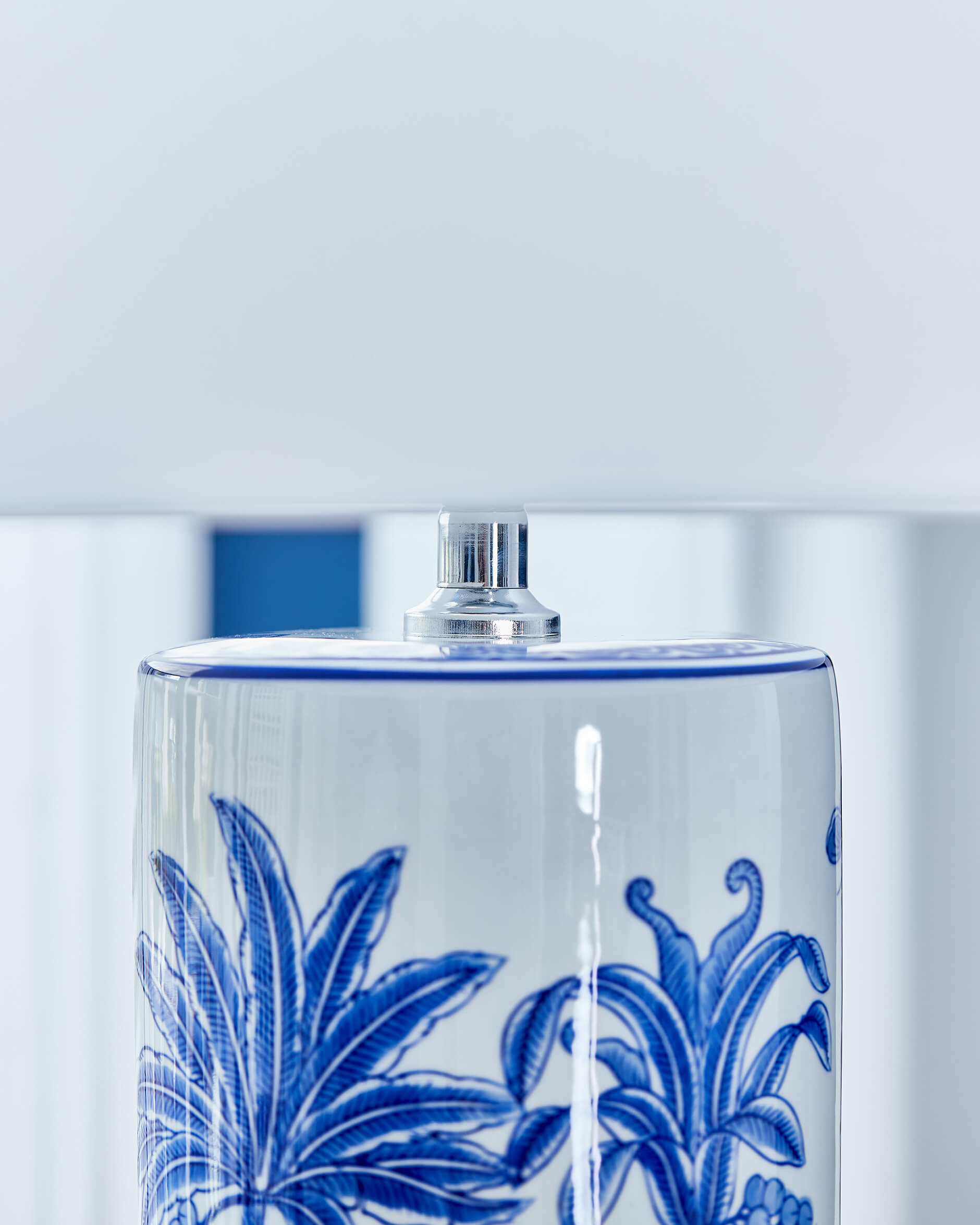 Margon bordslampa blå/vit