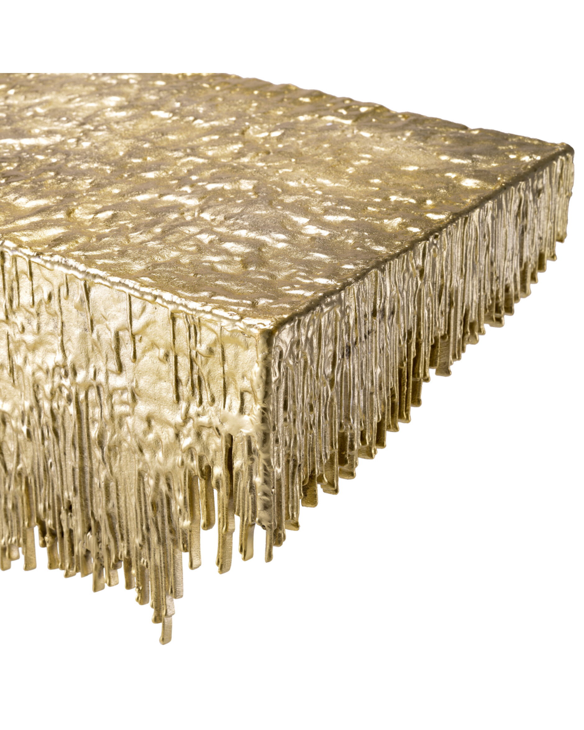 Grove vägghängt konsolbord guld