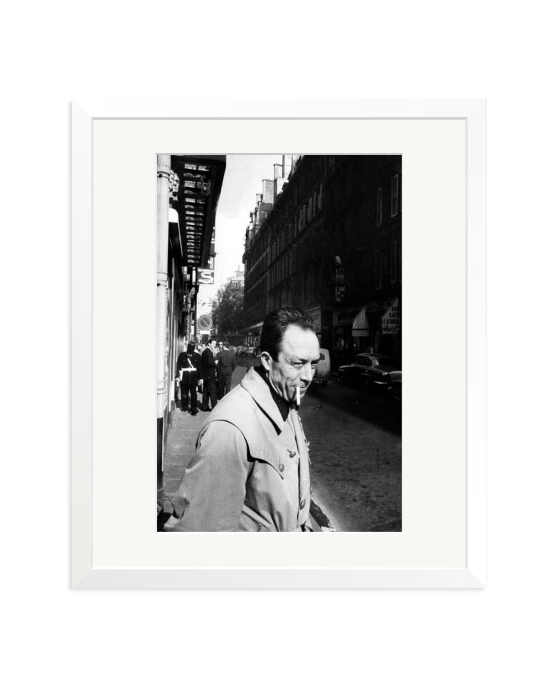 Albert Camus, 1957 White / Large