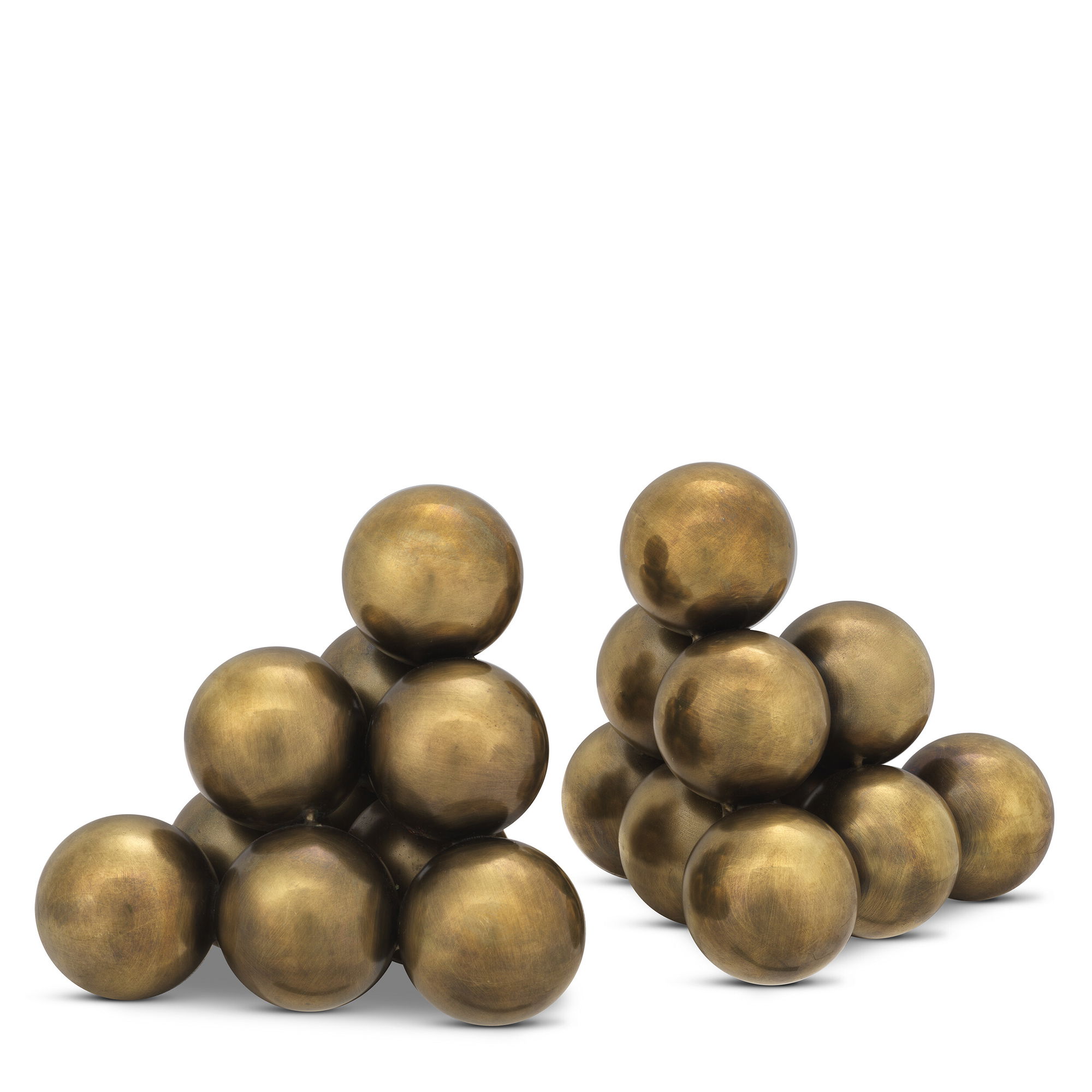 Carioca bokstöd vintage mässing 2-pack