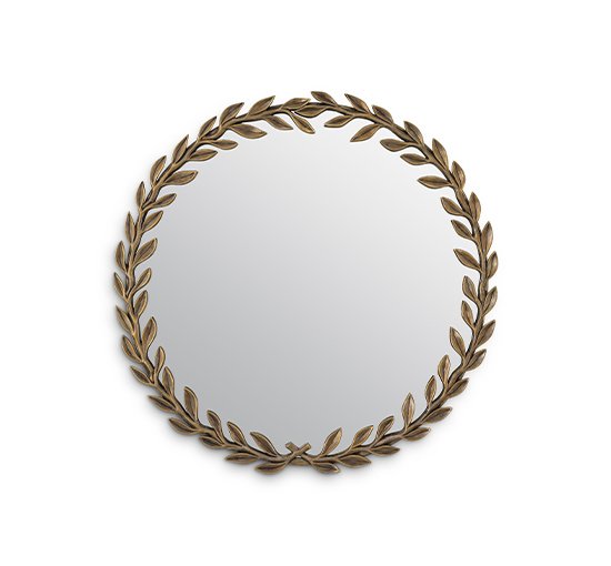 Duras mirror vintage brass