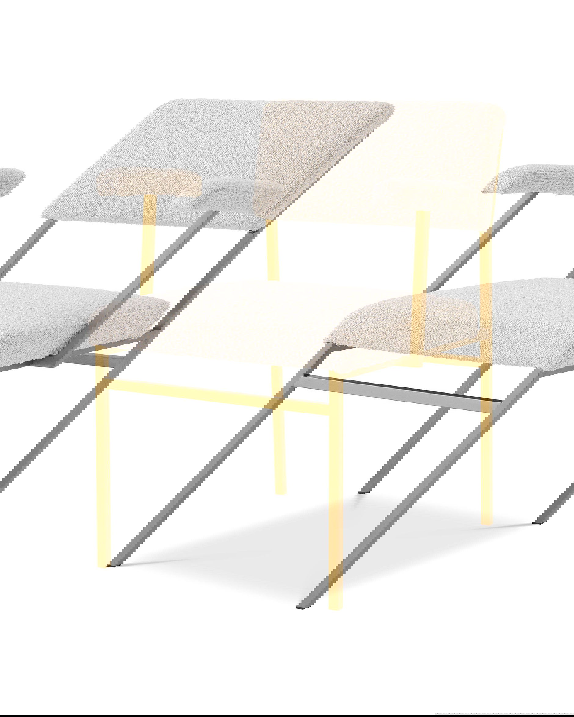 Dunmore stol bouclé cream