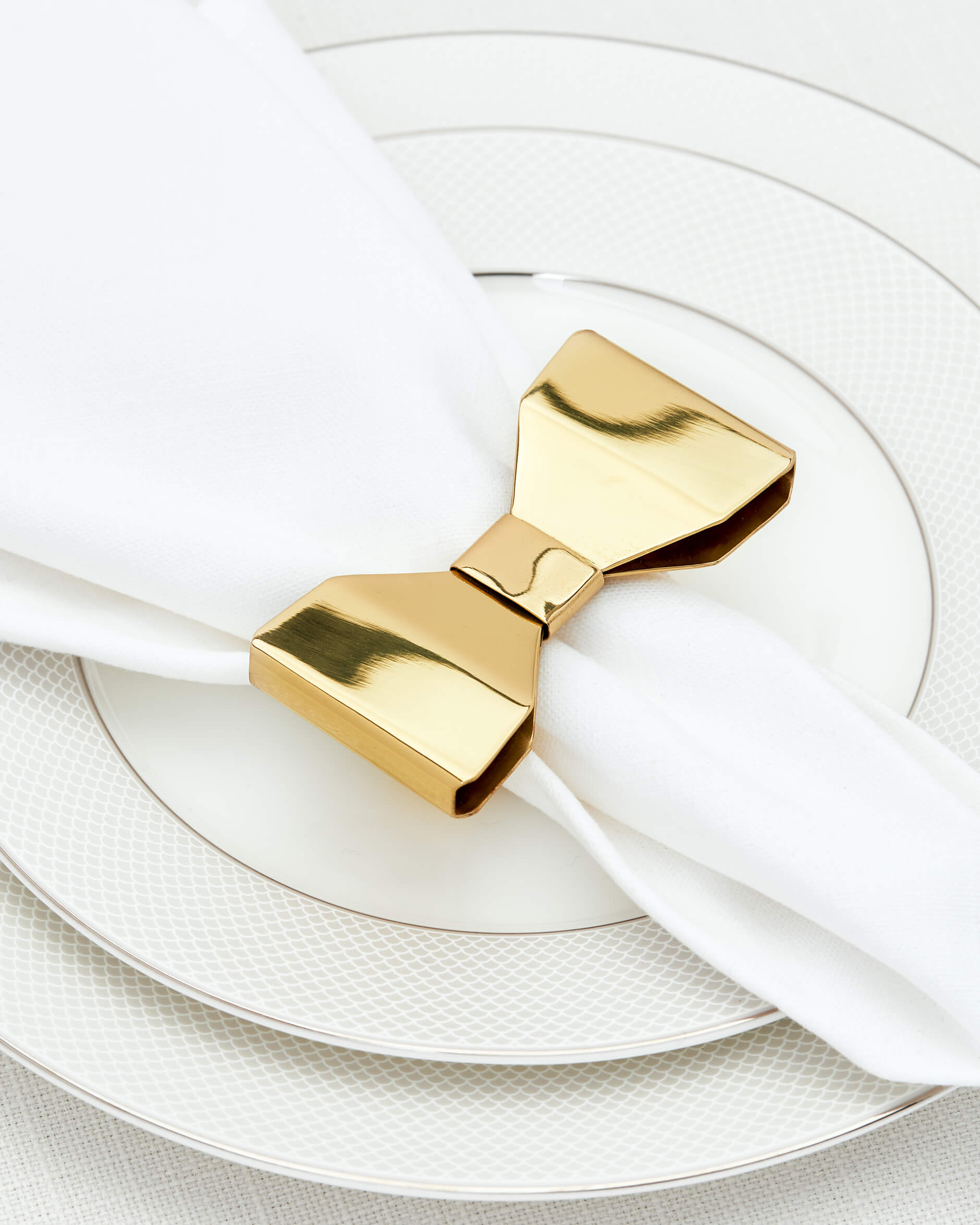 Bowie servettring mässing 2-pack