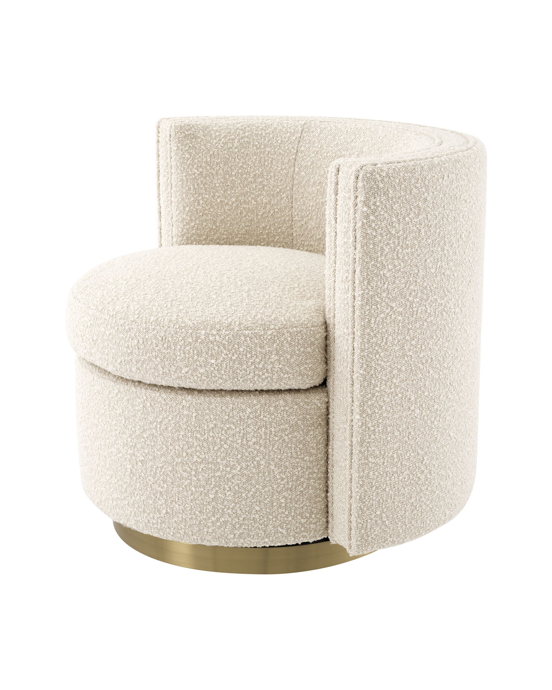 Amanda fåtölj bouclé cream