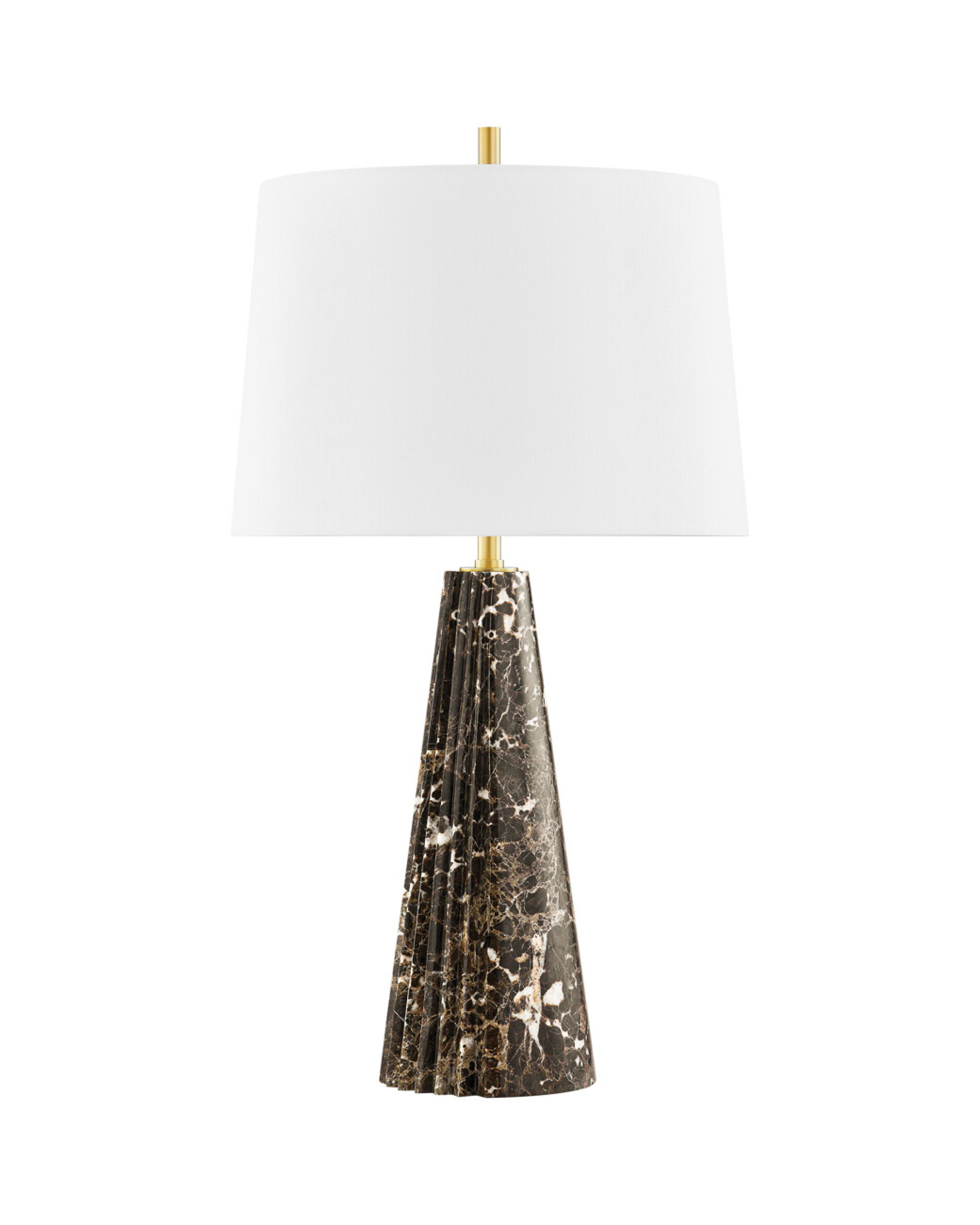 Fanny bordlampe antikk messing