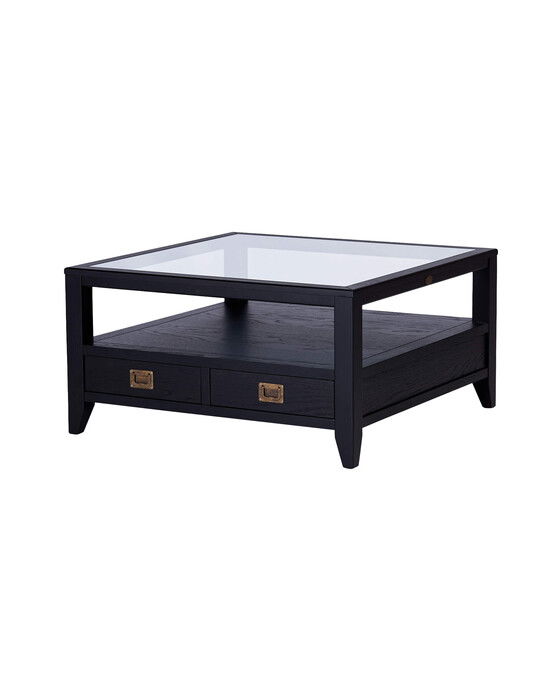martino soffbord glasskiva iconic black
