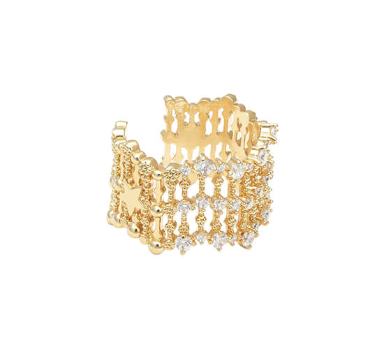 Gold - Capella Ring Crystal