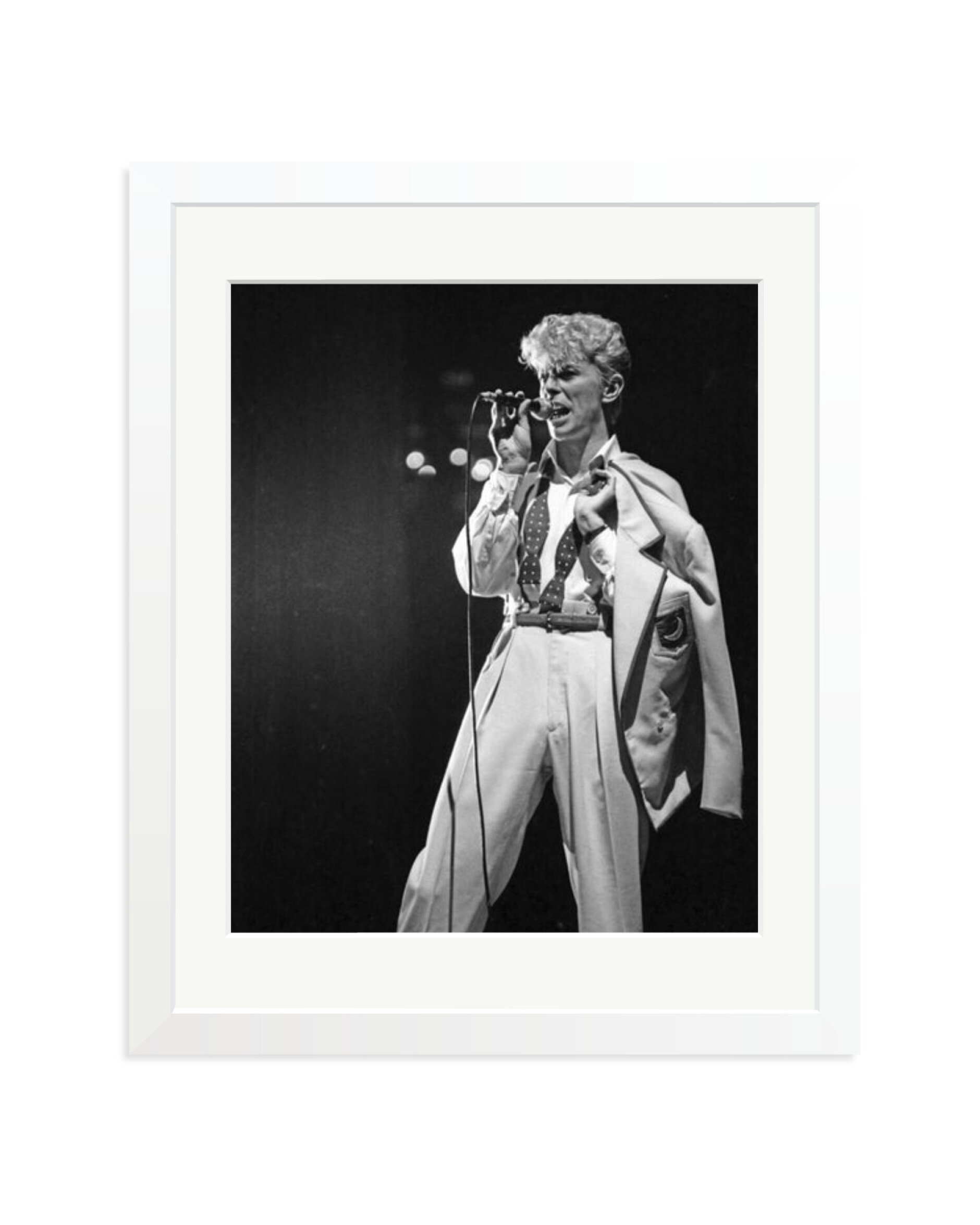 Bowie Serious Moonlight Tour White / Medium