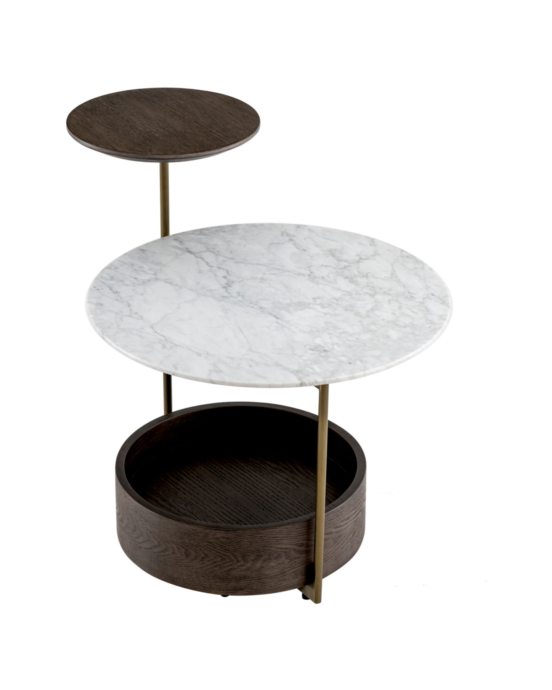 Faye Side Table White Marble