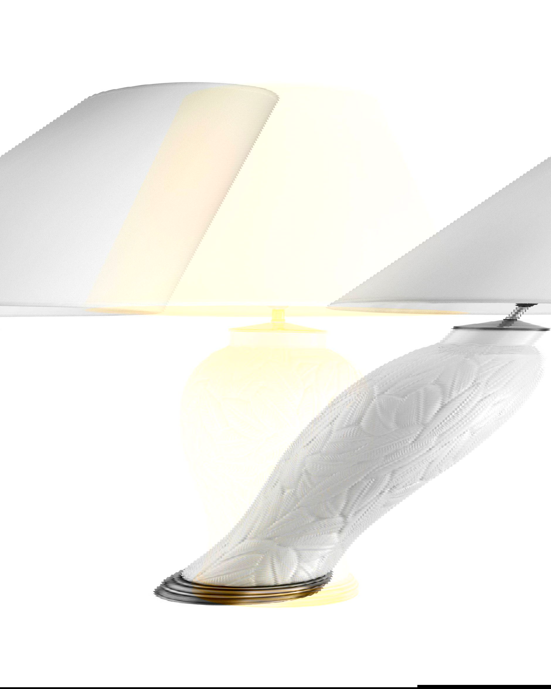 Cyprus bordslampa vit