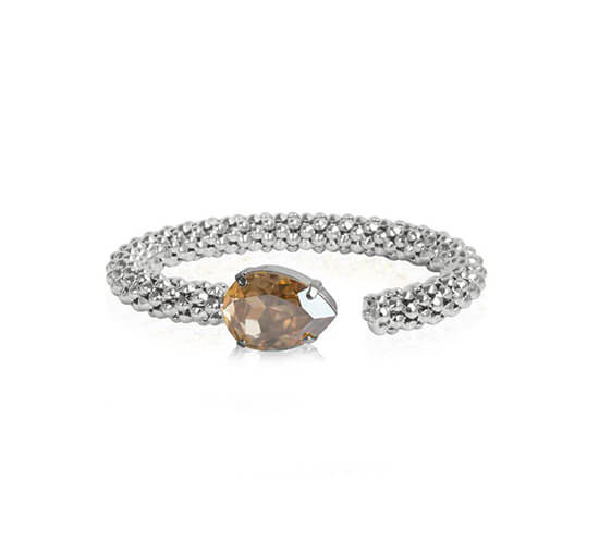 Golden Shadow - Classic Rope armband crystal