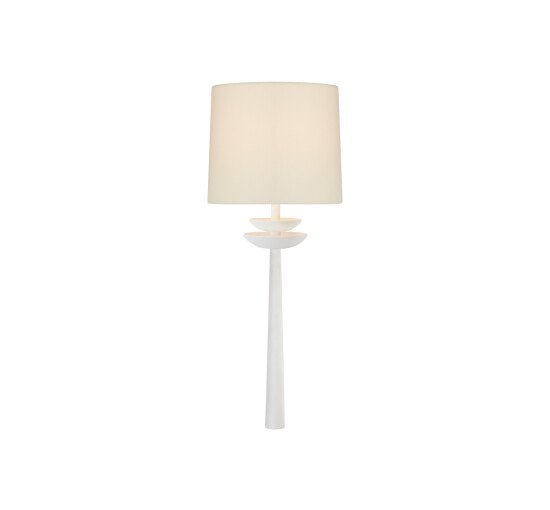 null - Beaumont Medium Tail Sconce White