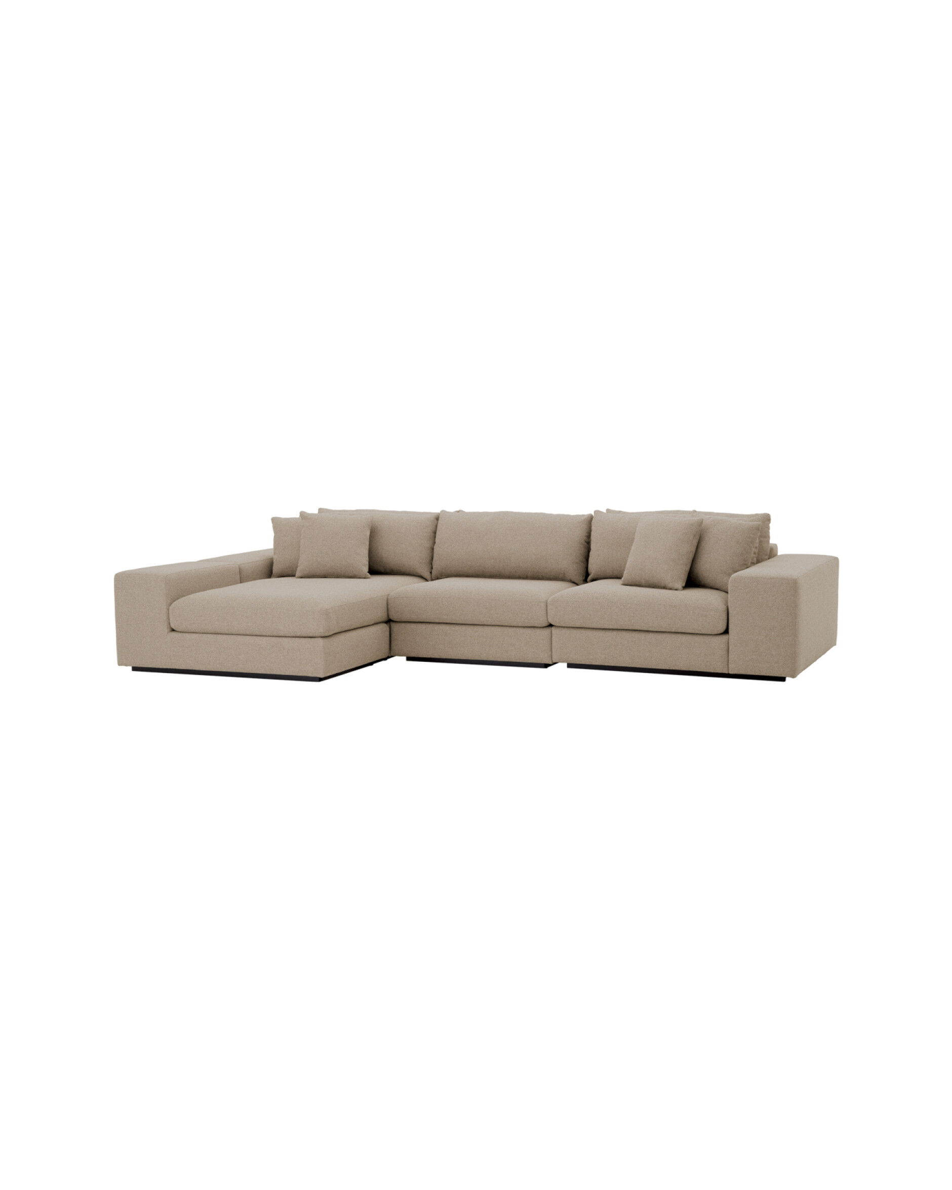 Vista Grande loungesoffa savannah grey