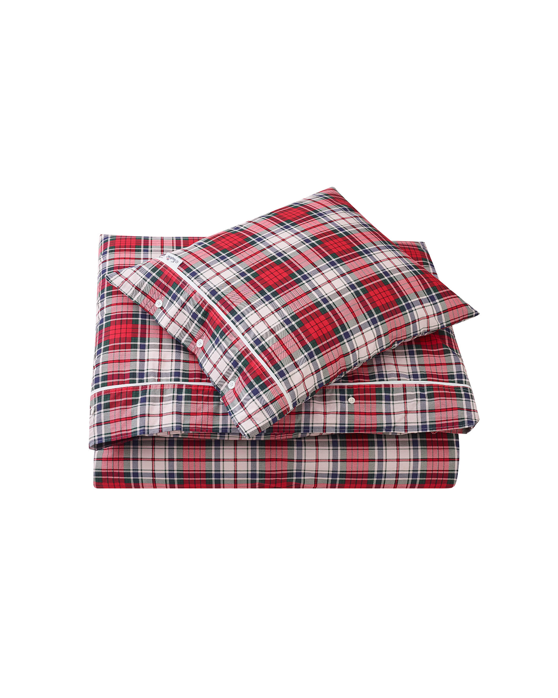 Vail checked duvet cover set