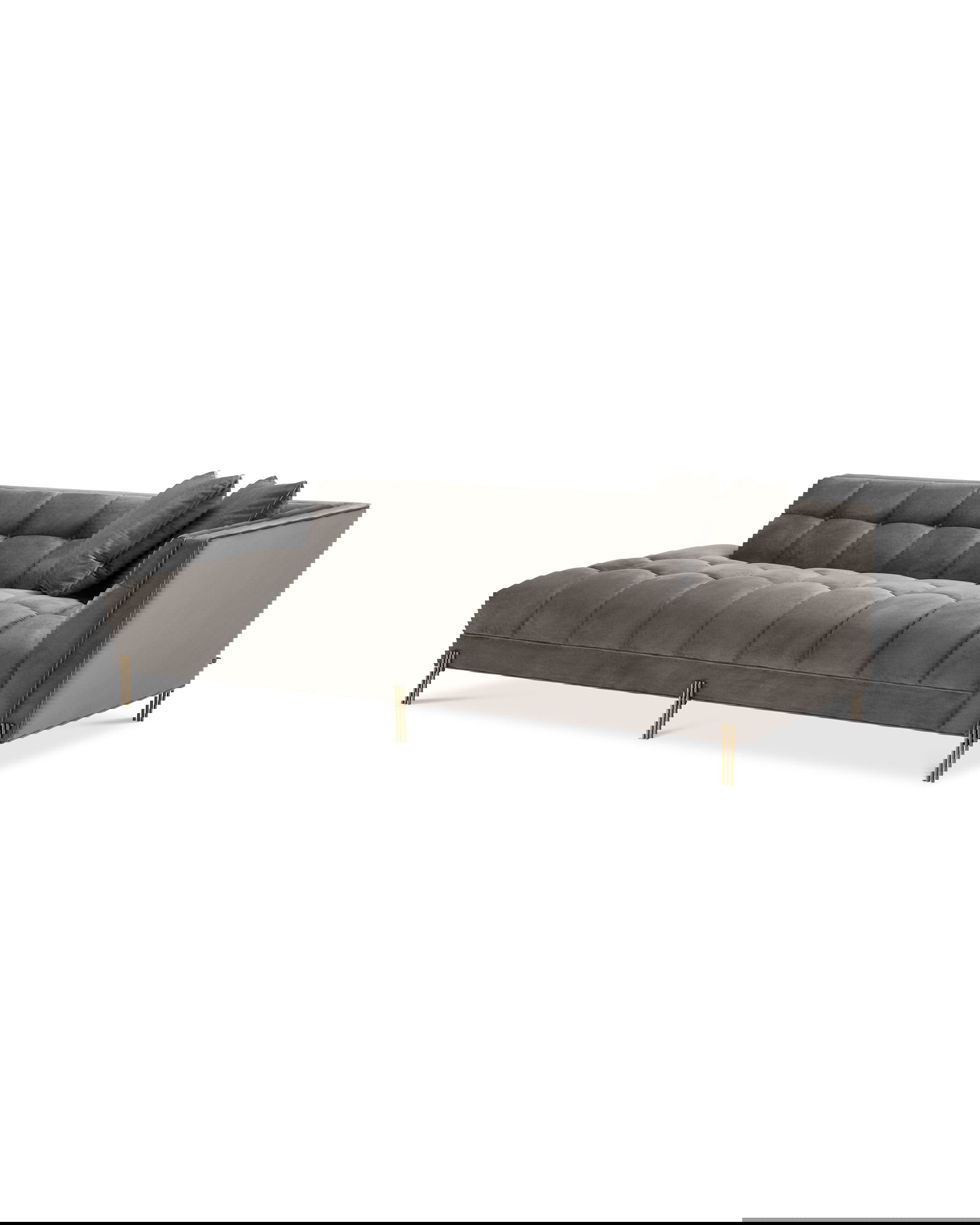 Sienna soffa savona grey höger OUTLET