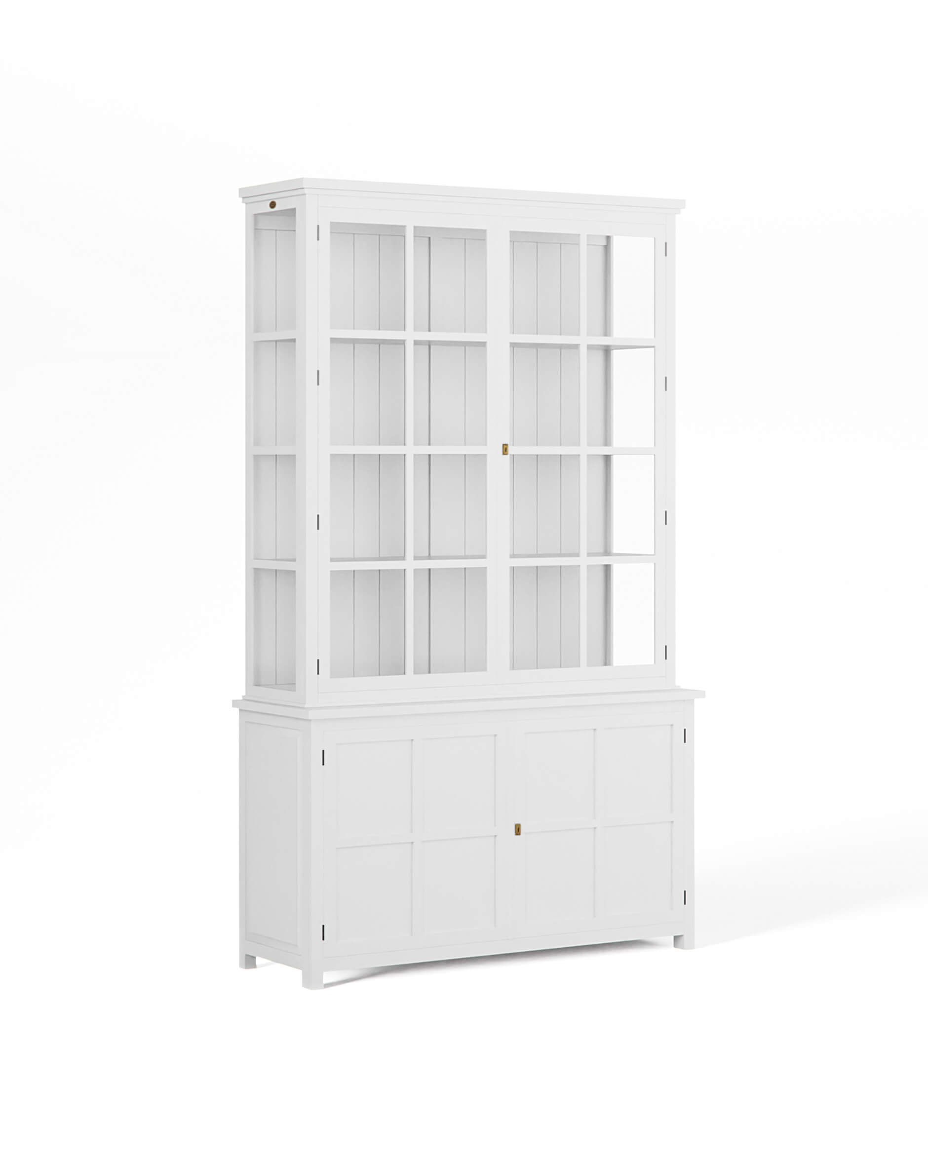 Rhode Island vitrinskåp classic white