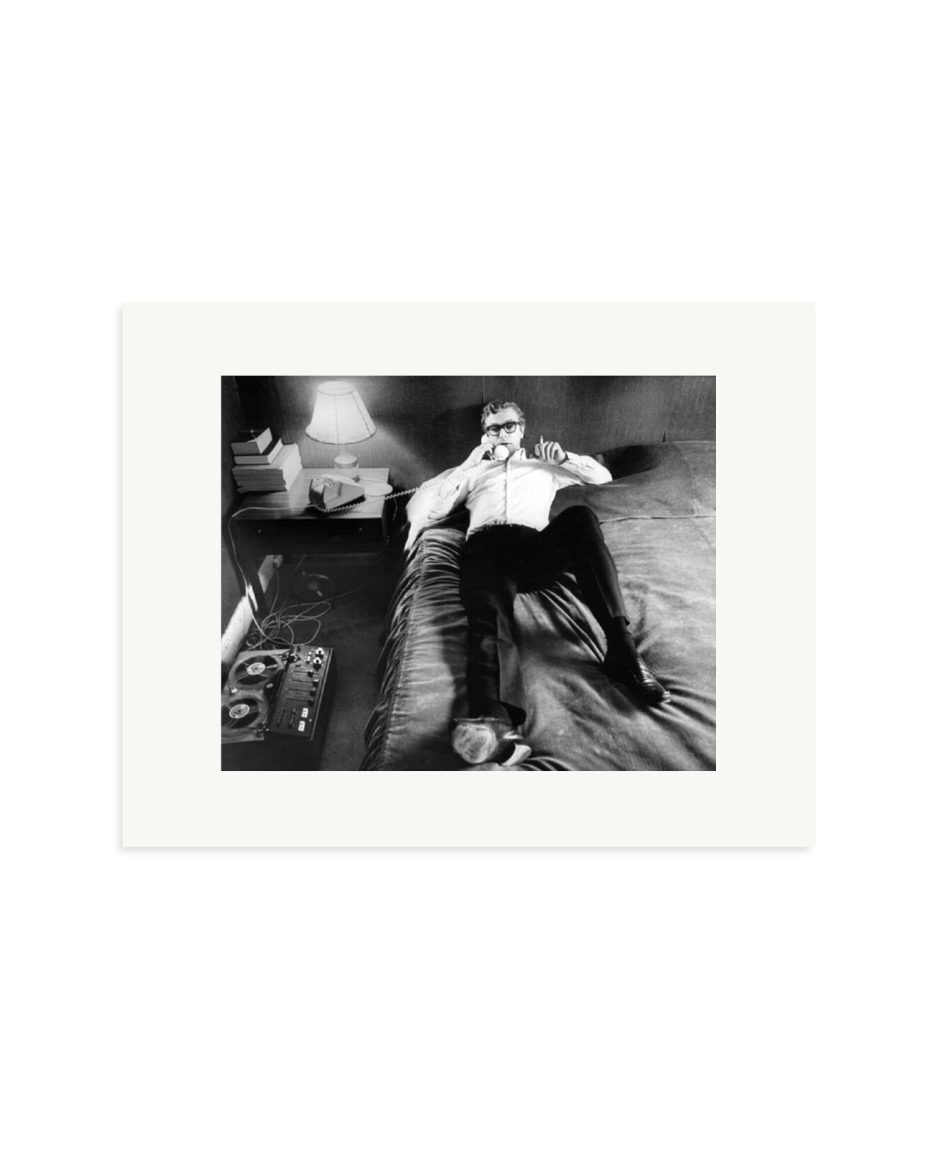 Caine on the phone Print Only / Small