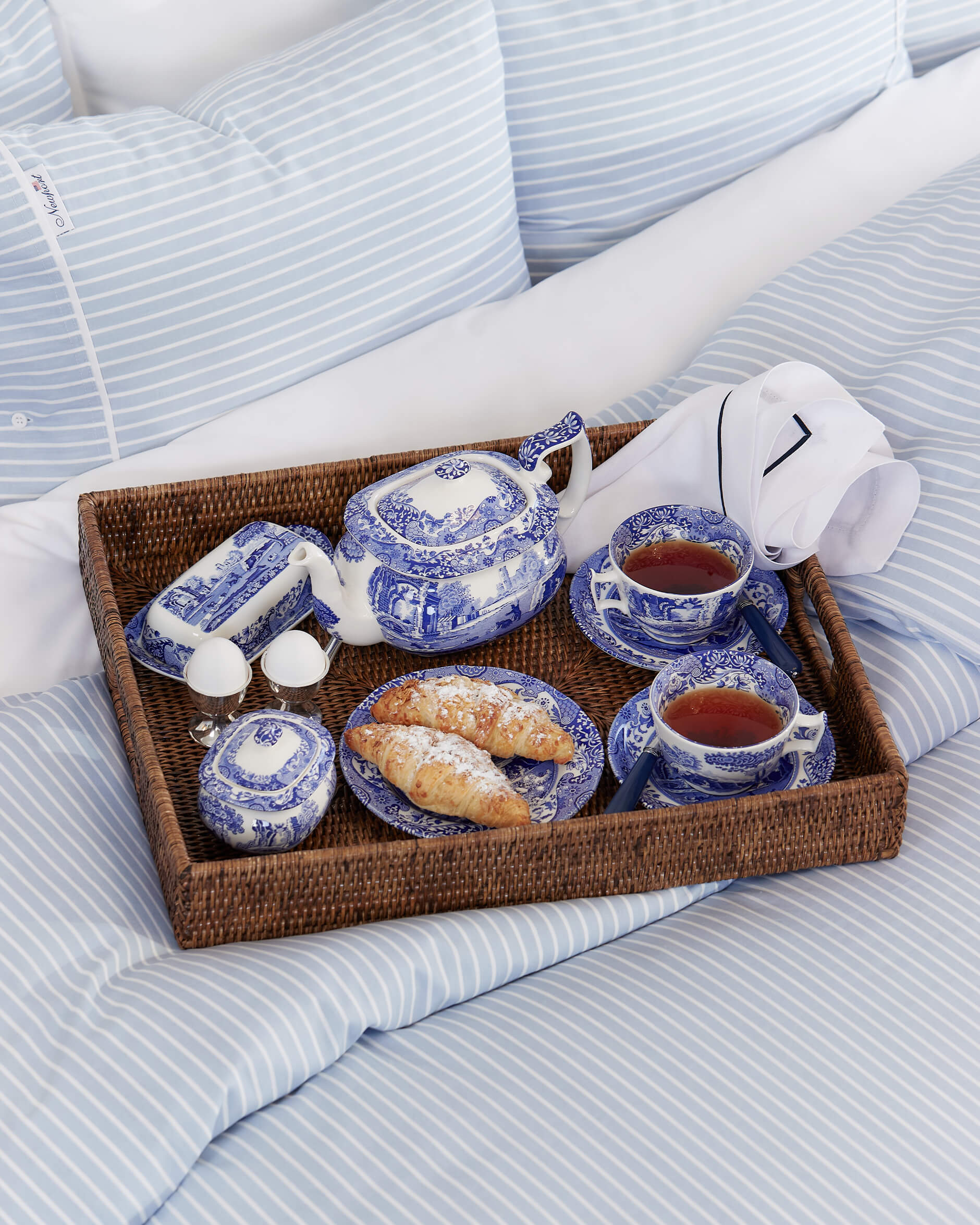 Blue Italian smörfat