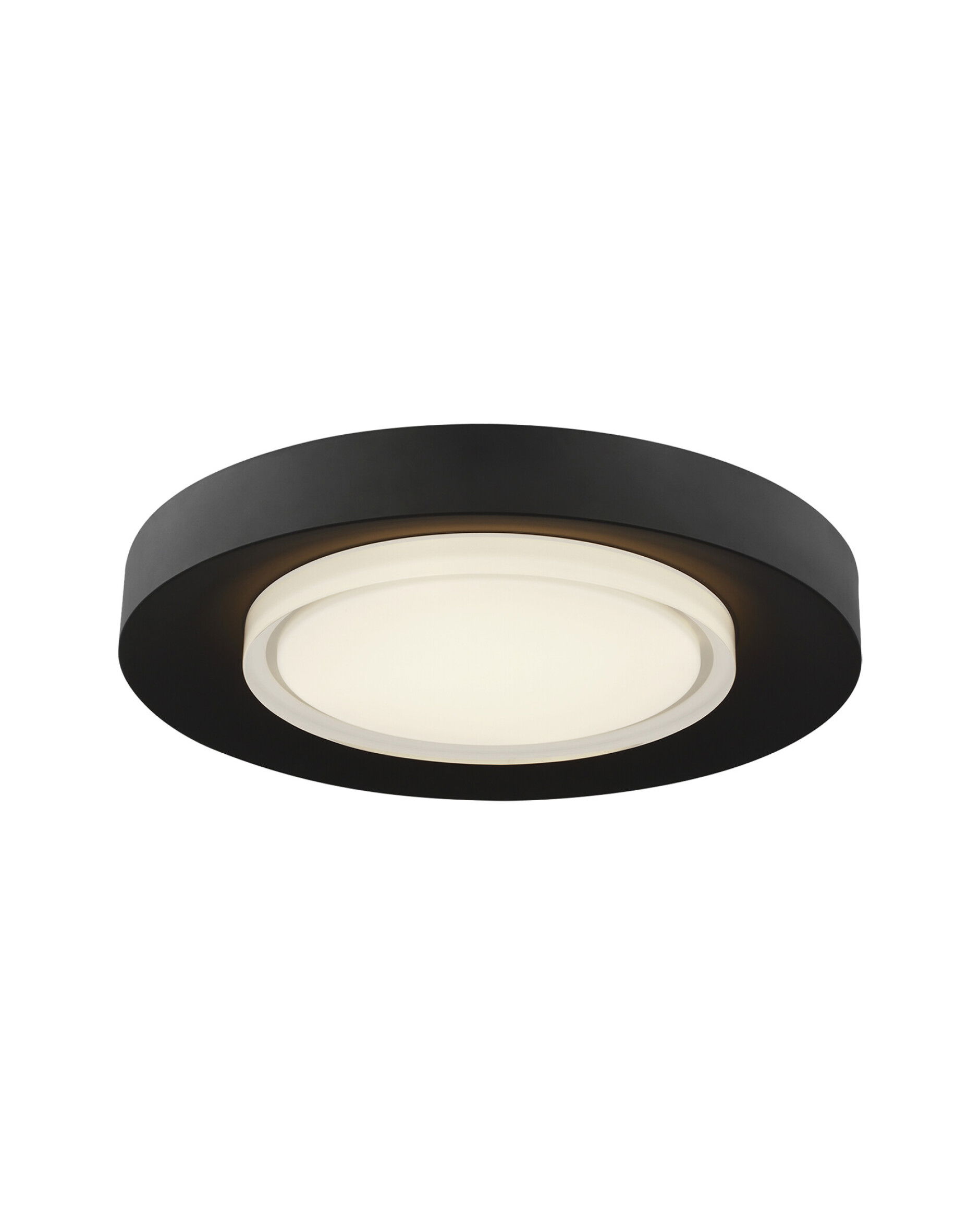 Hilo 16 Flush Mount Nightshade Black