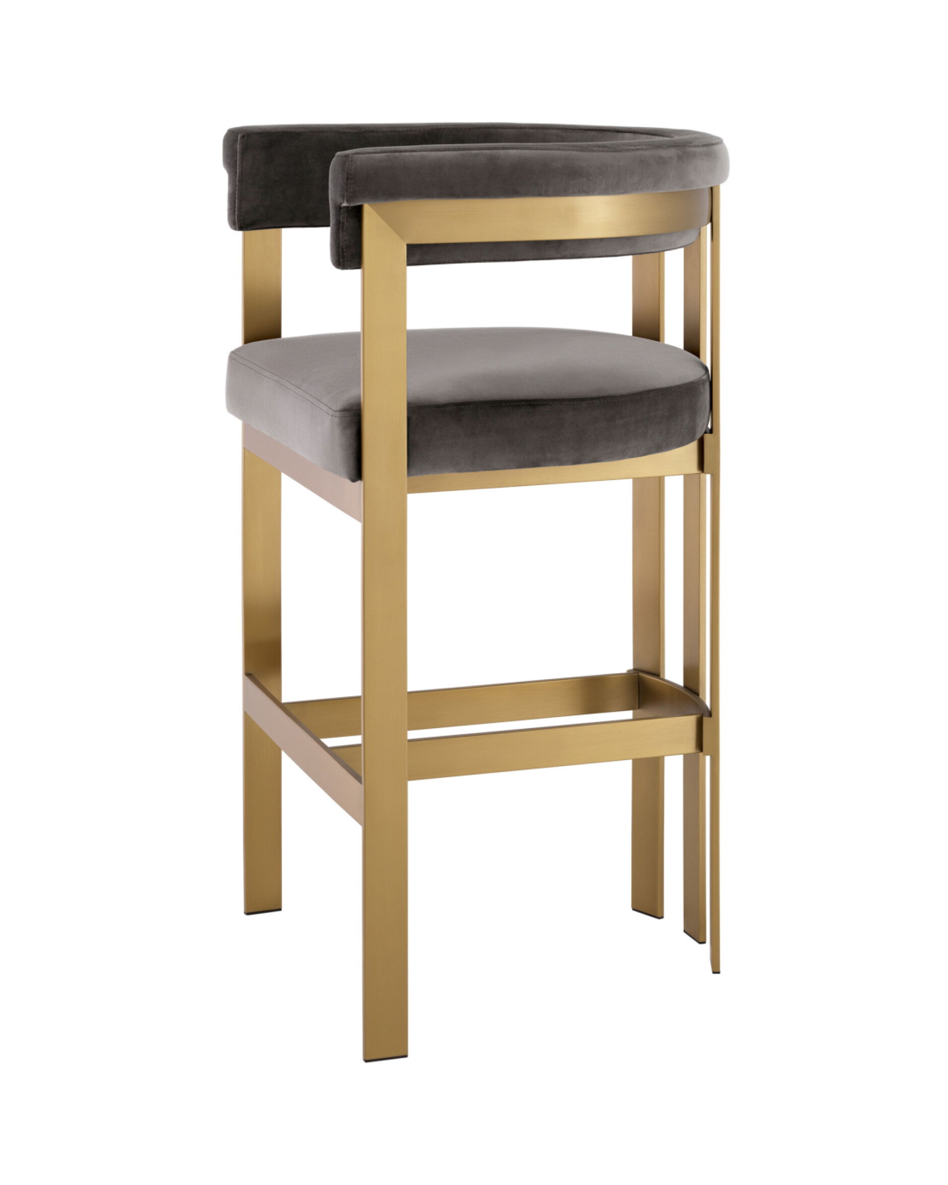 Clubhouse barstol savona grey velvet