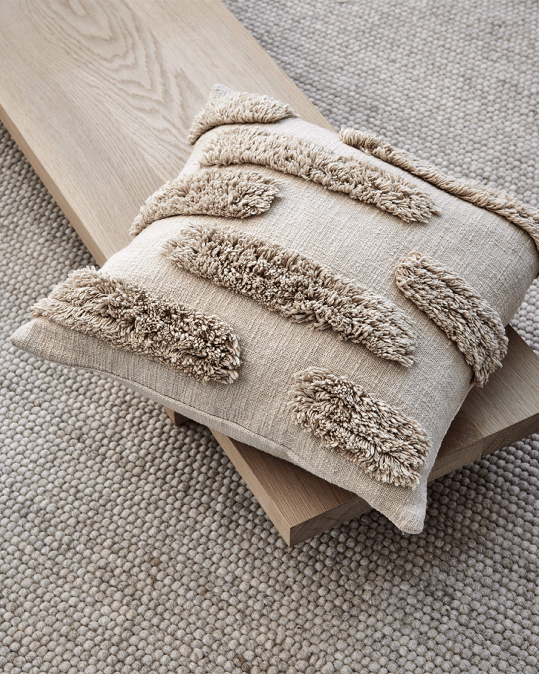 Bricks Cushion Cover Beige OUTLET