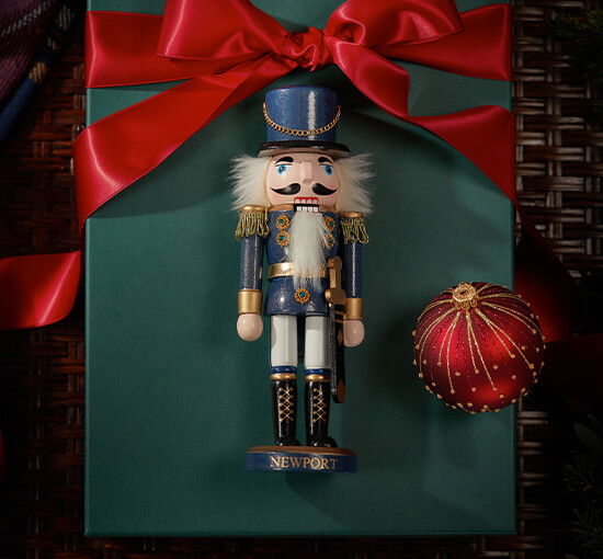 Erland - Erland Nutcracker Blue/White 25cm