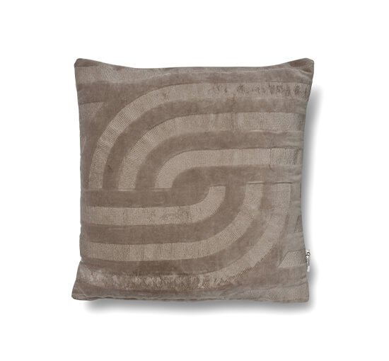 Simply Taupe - Wave Cushion Cover Simply Taupe