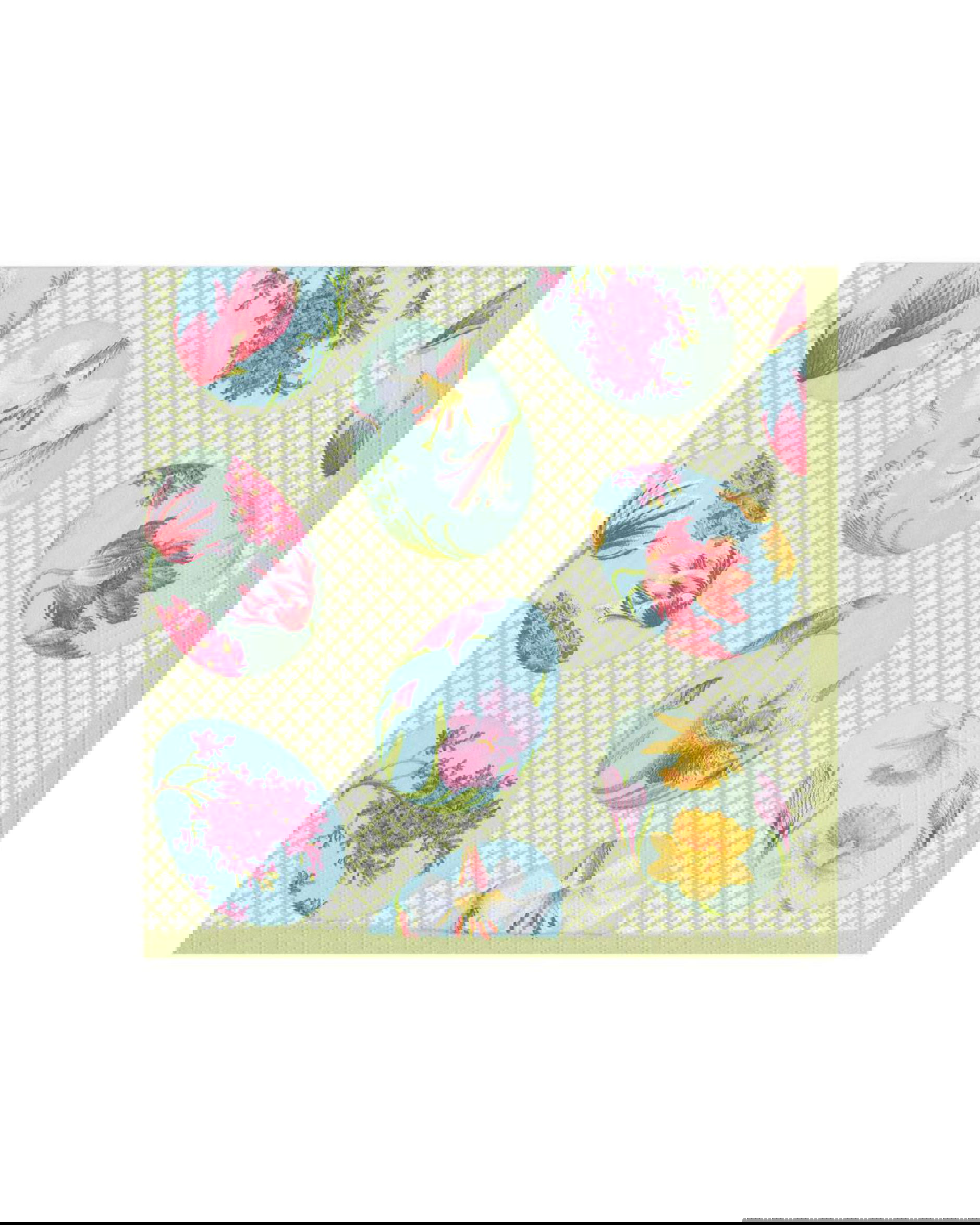 Easter egg napkin pastel