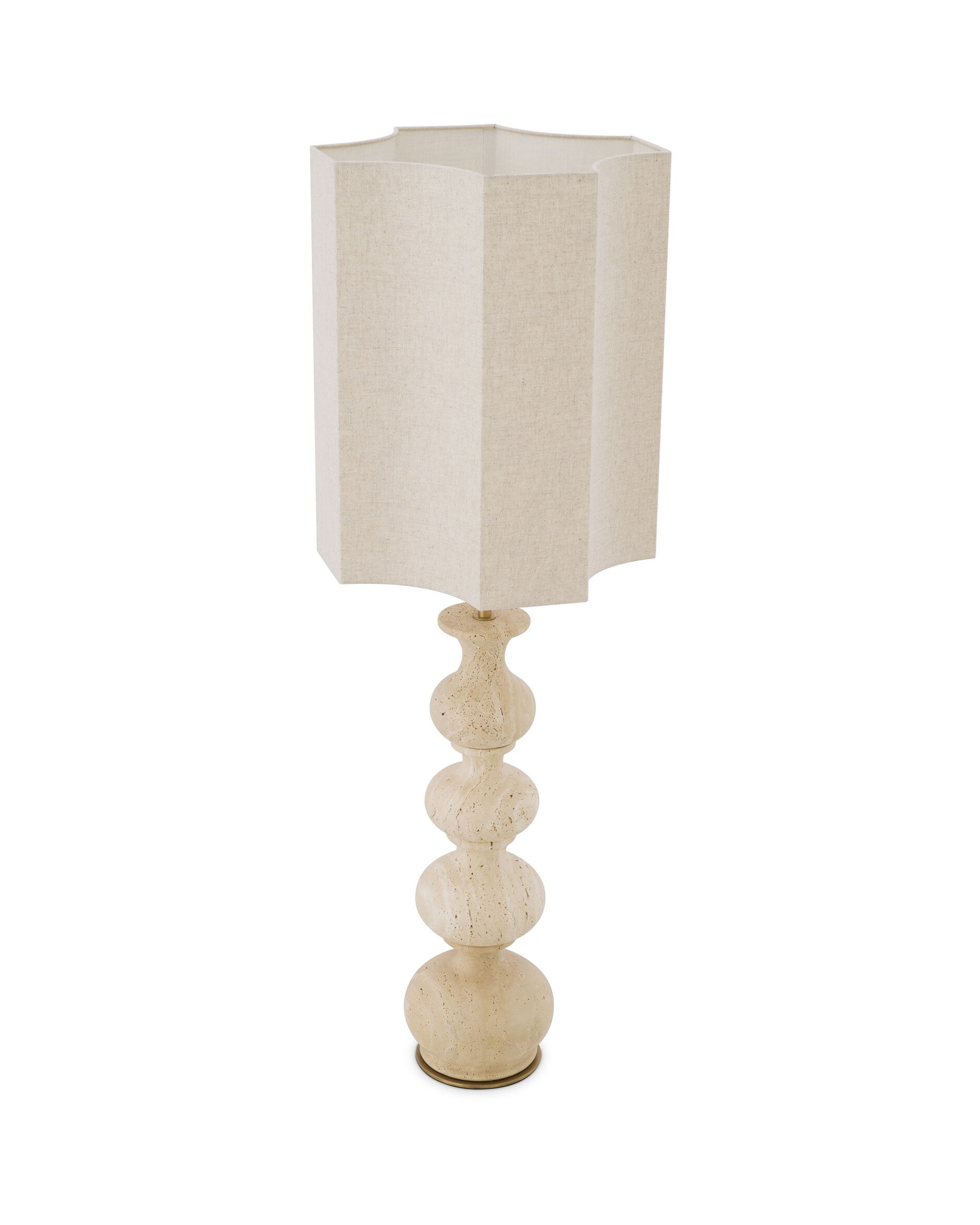 Mabel Table Lamp Travertine