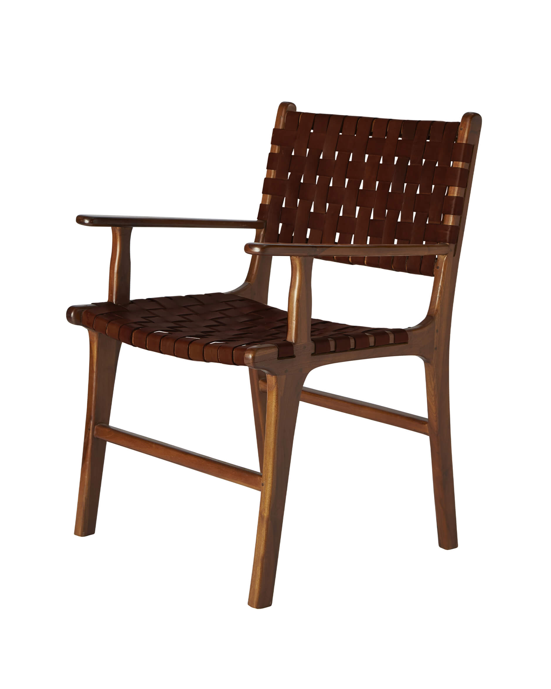 Porto Armlehnstuhl cognac