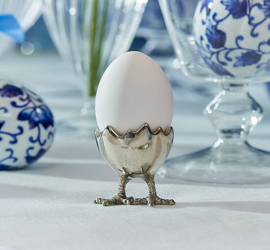 Egg cup pewter